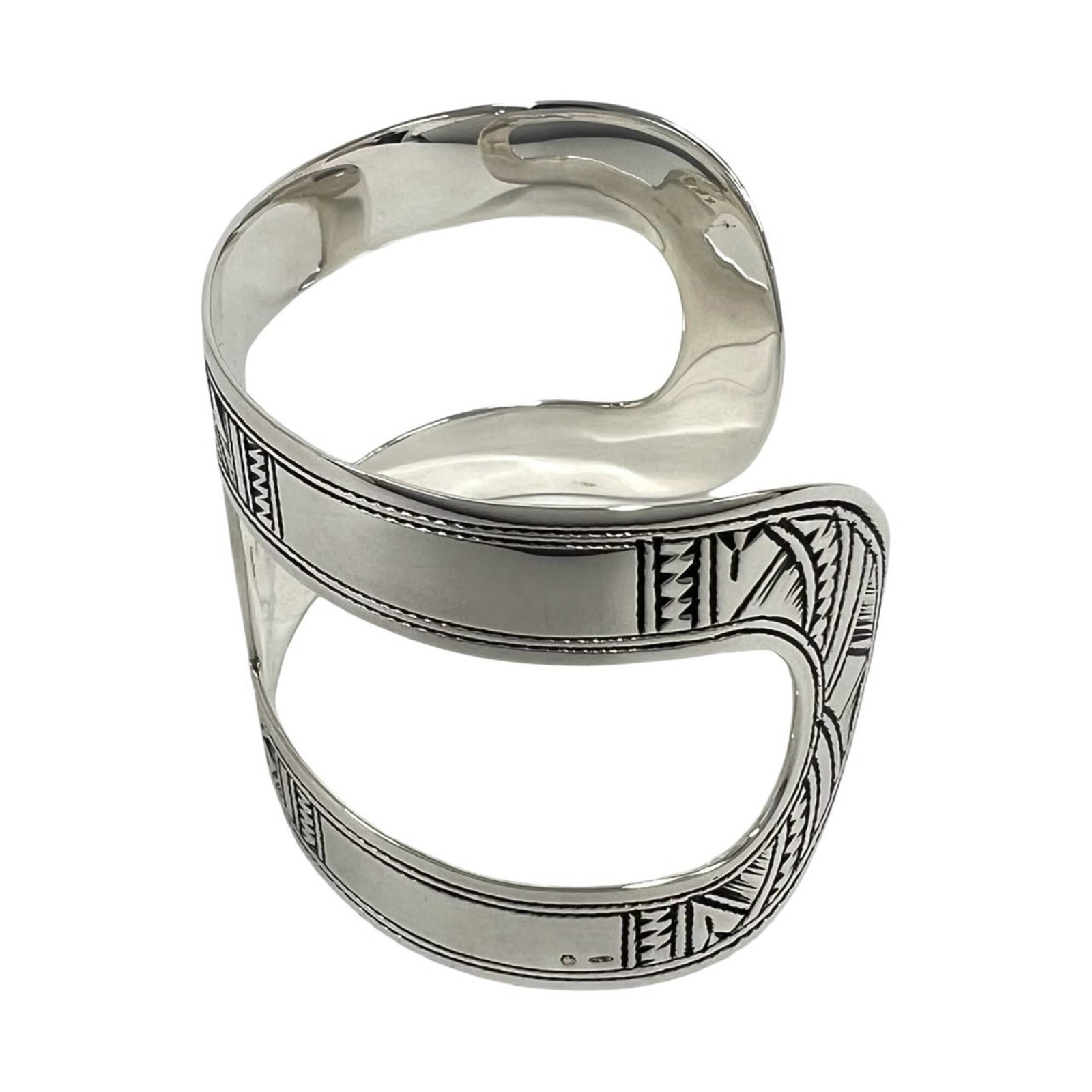 HERMES Bangle Silver 925 - 4