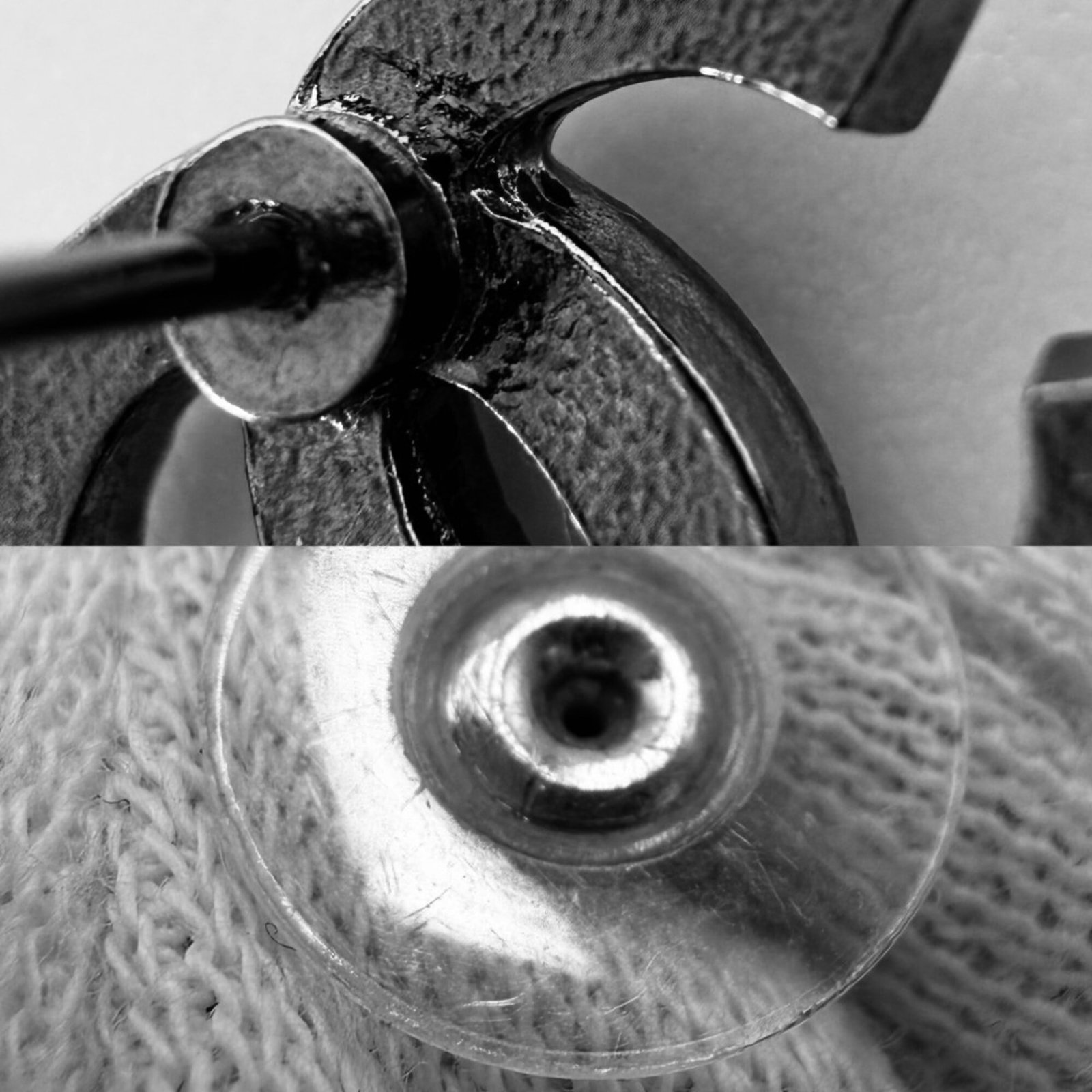 CHANEL Drop Earrings Silver - 7