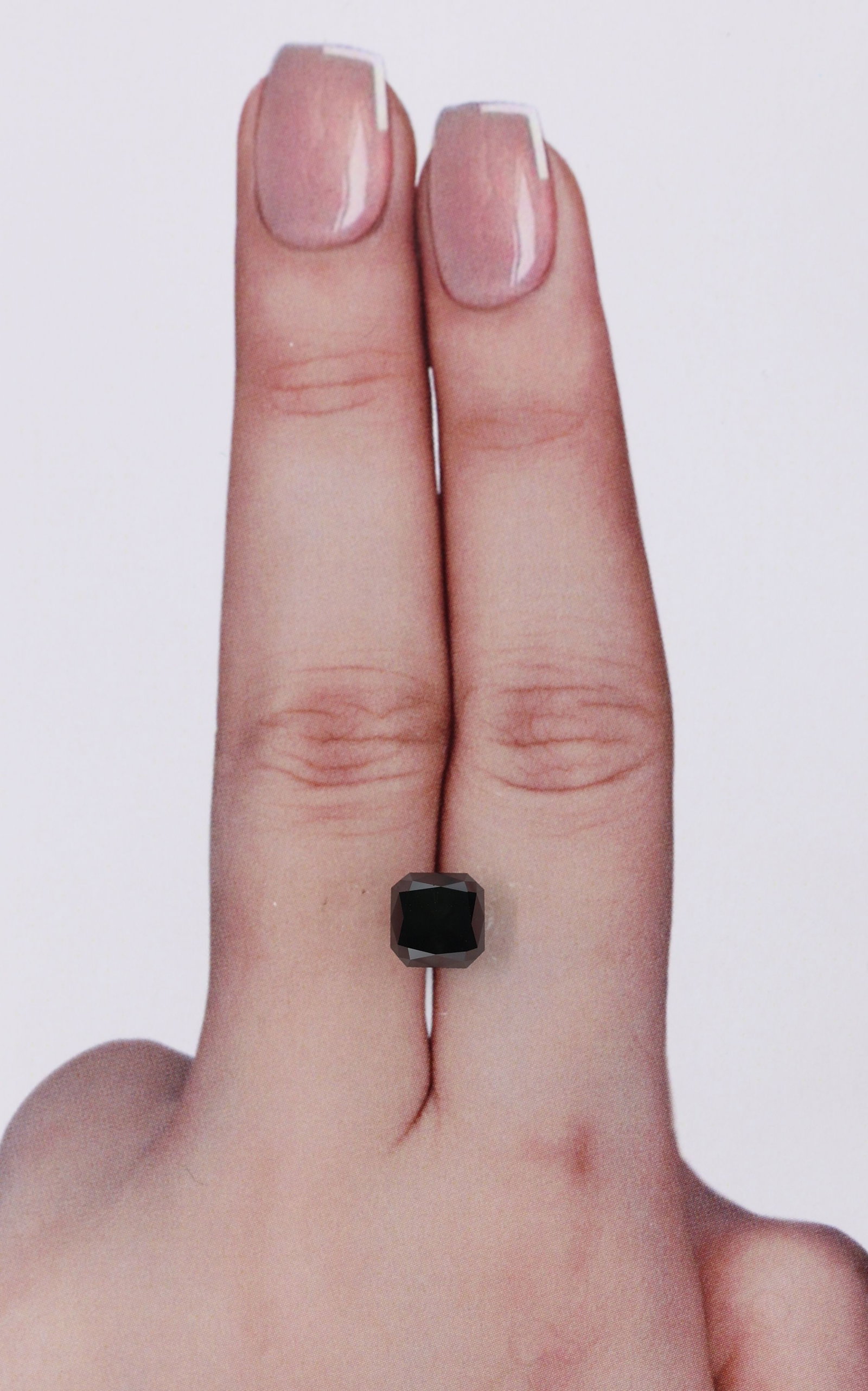 Square Radiant 2.08ct Fancy Black VVS2 - Loose Natural Diamond: Square Radiant 2.08ct Fancy Black VVS2 - Loose Natural Diamond Square Radiant 2.08ct Fancy Black VVS2 - Loose Natural Diamond. This loose natural diamond boasts a unique square radiant cut, featuring