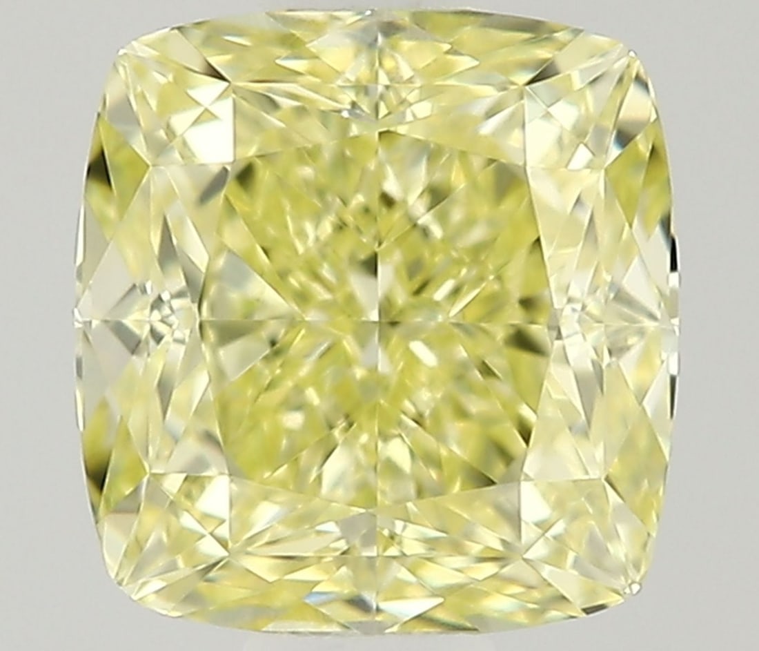GIA Cushion Modified 0.51ct Fancy Yellow IF - Loose Natural Diamond: GIA Cushion Modified 0.51ct Fancy Yellow IF - Loose Natural Diamond GIA-certified, this 0.51ct Fancy Yellow IF diamond boasts exceptional clarity and polish, with a vibrant yellow hue that shines