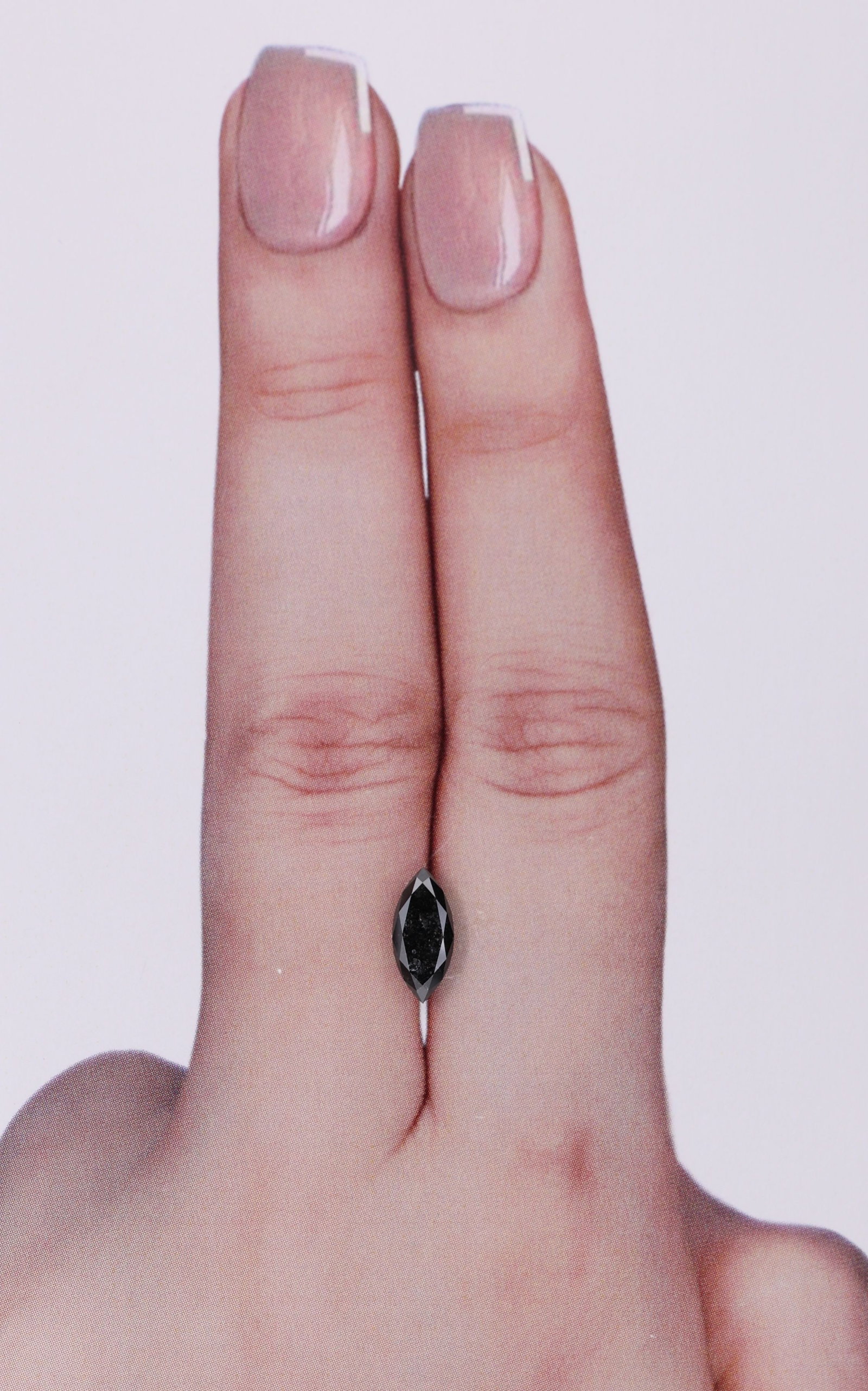 GIA Marquise 0.83ct Fancy Black VVS2 - Loose Natural Diamond: GIA Marquise 0.83ct Fancy Black VVS2 - Loose Natural Diamond GIA certified Fancy Black diamond with EX symmetry, EX polish, and VVS2 clarity, boasting a unique marquise cut and 0.83ct carat weight.