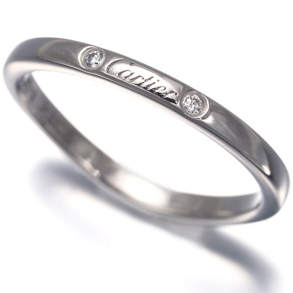 Cartier Ring Diamond Ballerine Wedding Band 3P Eu51 950 Platinum: Cartier Ring Diamond Ballerine Wedding Band 3P Eu51 950 Platinum 950 platinum Cartier ring features a natural diamond ballerine design, set in a elegant ballerine style wedding band. The ring boasts
