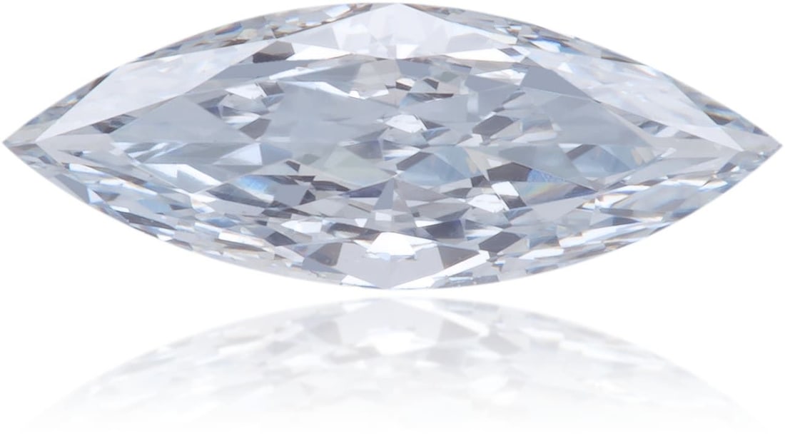 GIA Marquise 0.23ct Fancy Light Blue VVS2 - Loose Natural Diamond: GIA Marquise 0.23ct Fancy Light Blue VVS2 - Loose Natural Diamond GIA certified, this 0.23ct Fancy Light Blue diamond boasts exceptional clarity and polish, with a VVS2 grade and GD symmetry.