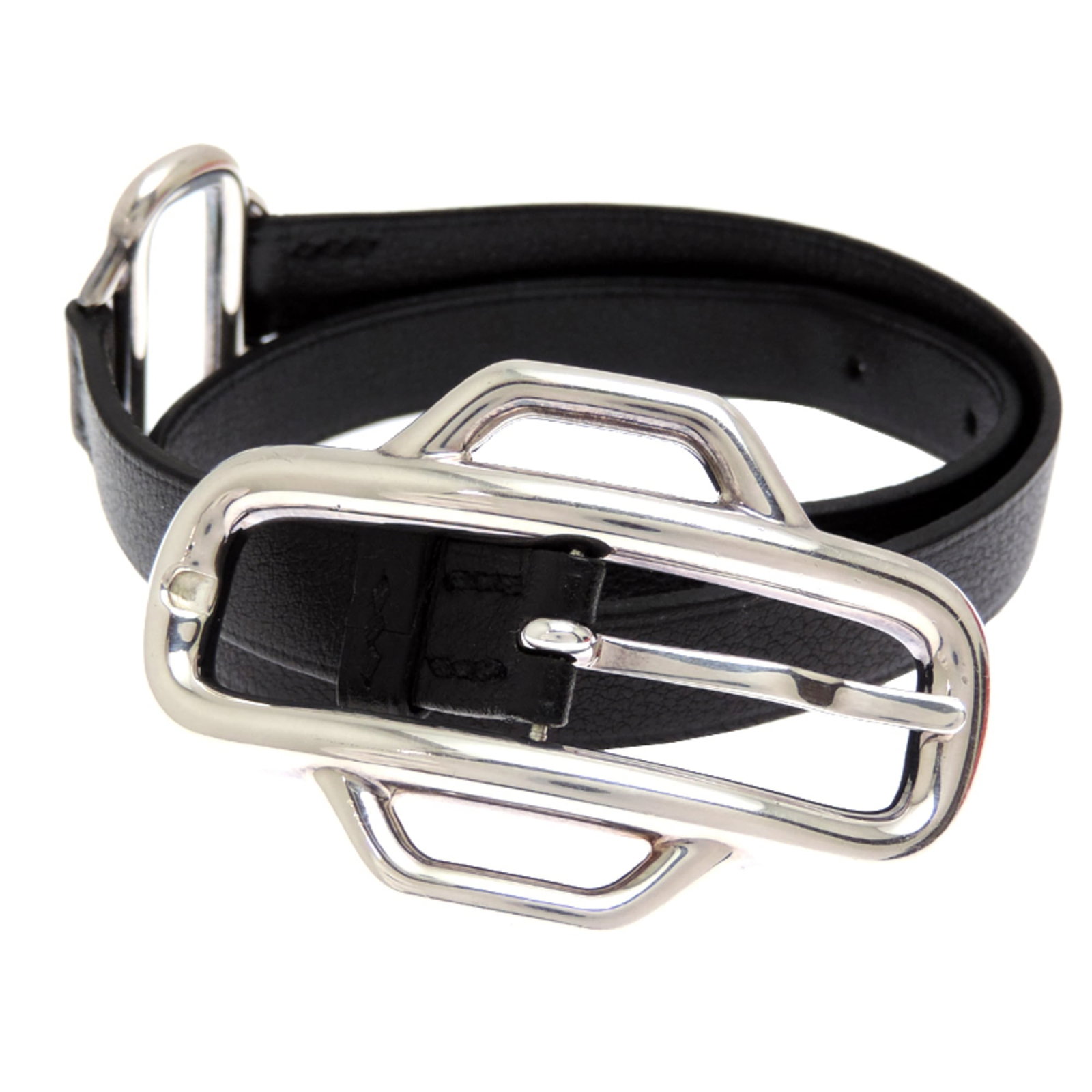 HERMES Charm Bracelet Silver 925: HERMES Charm Bracelet Silver 925 Silver 925 Charm Bracelet from Hermes features a sleek design with visible wear, scratches, and scuffs. The item is in good overall condition, with a length of 45cm.