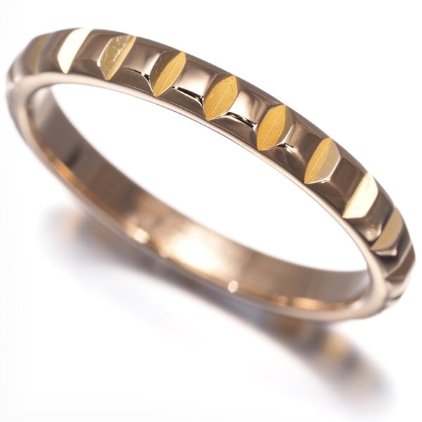 Boucheron Ring Quatre Clou De Paris Medium Eu56 18K 750 Rose Gold (1 of 4)