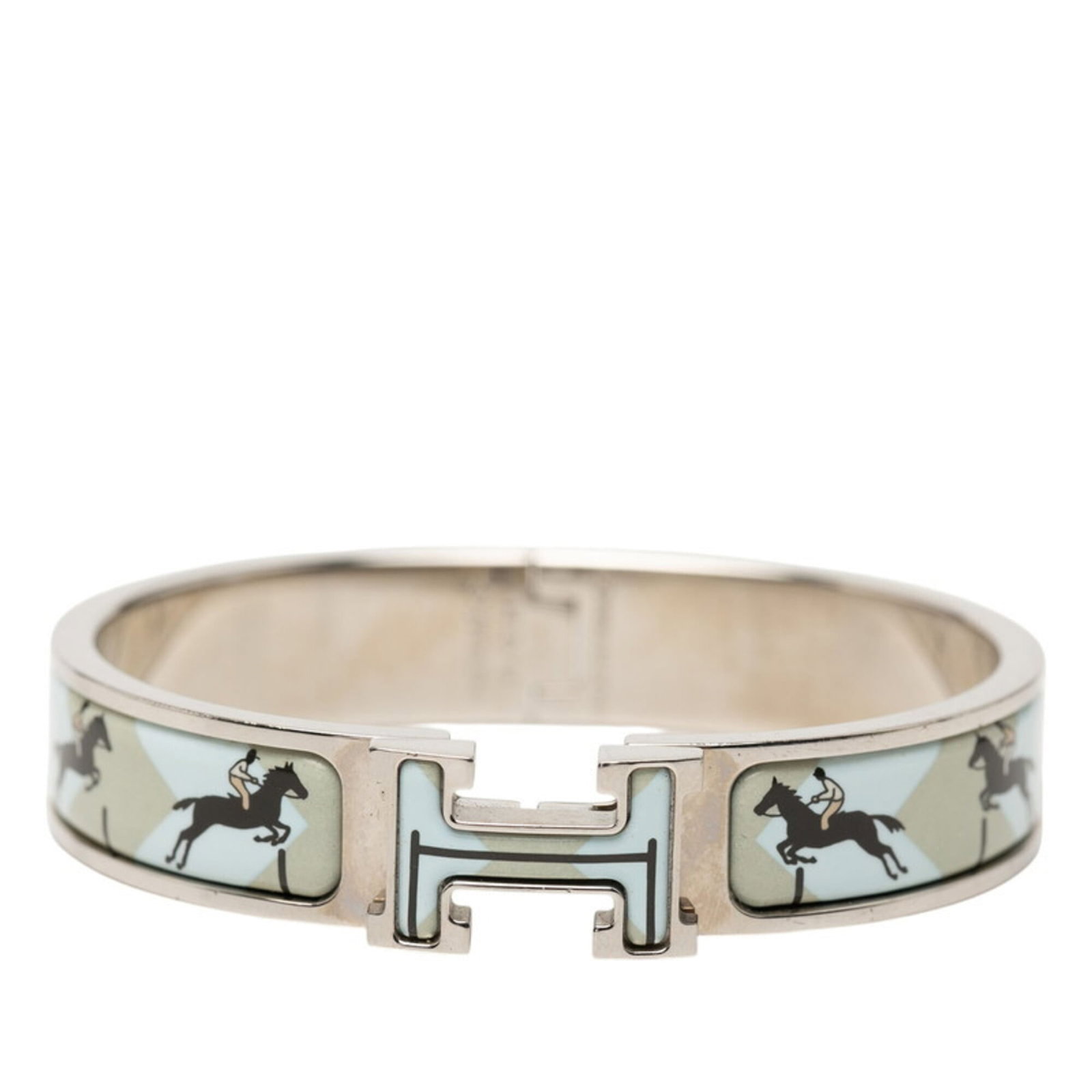 HERMES Bangle Enamel Metal (1 of 4)