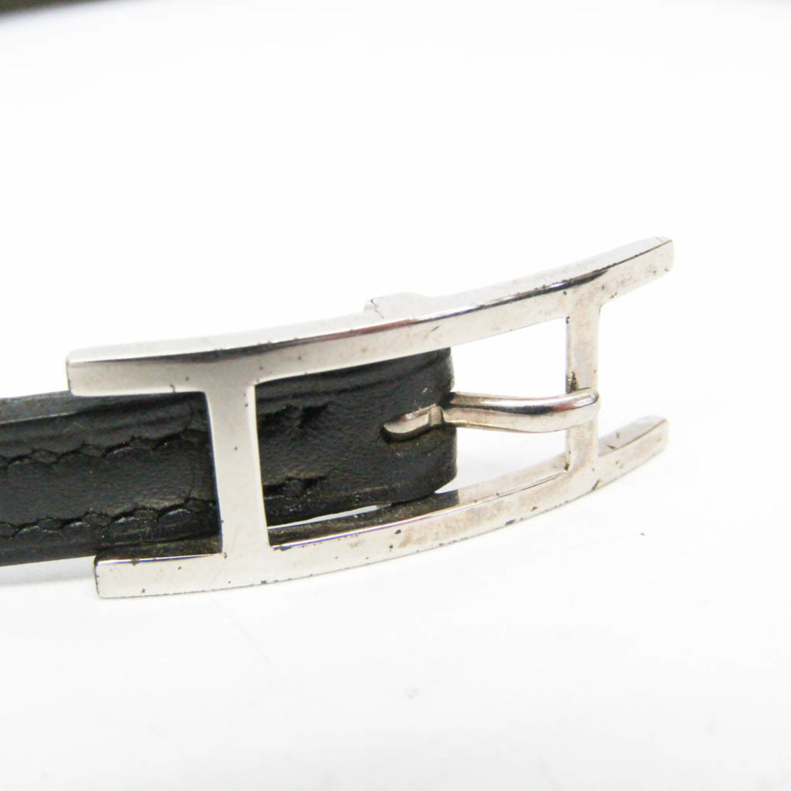 HERMES Bangle Leather Metal - 3