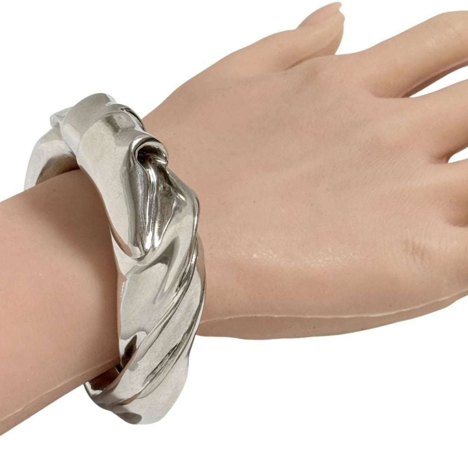 LOEWE Cuff Bracelet Silver 925 - 10