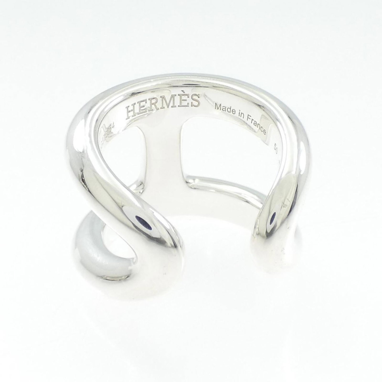 HERMES Band Ring Silver 925 - 3