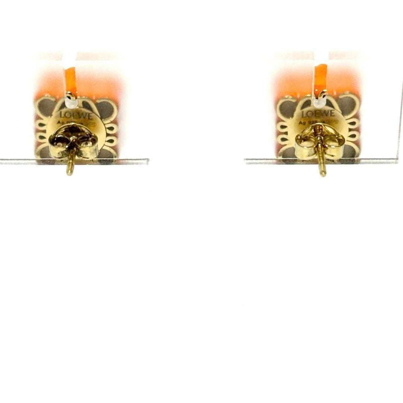 LOEWE Stud Earrings Silver 925 - 4