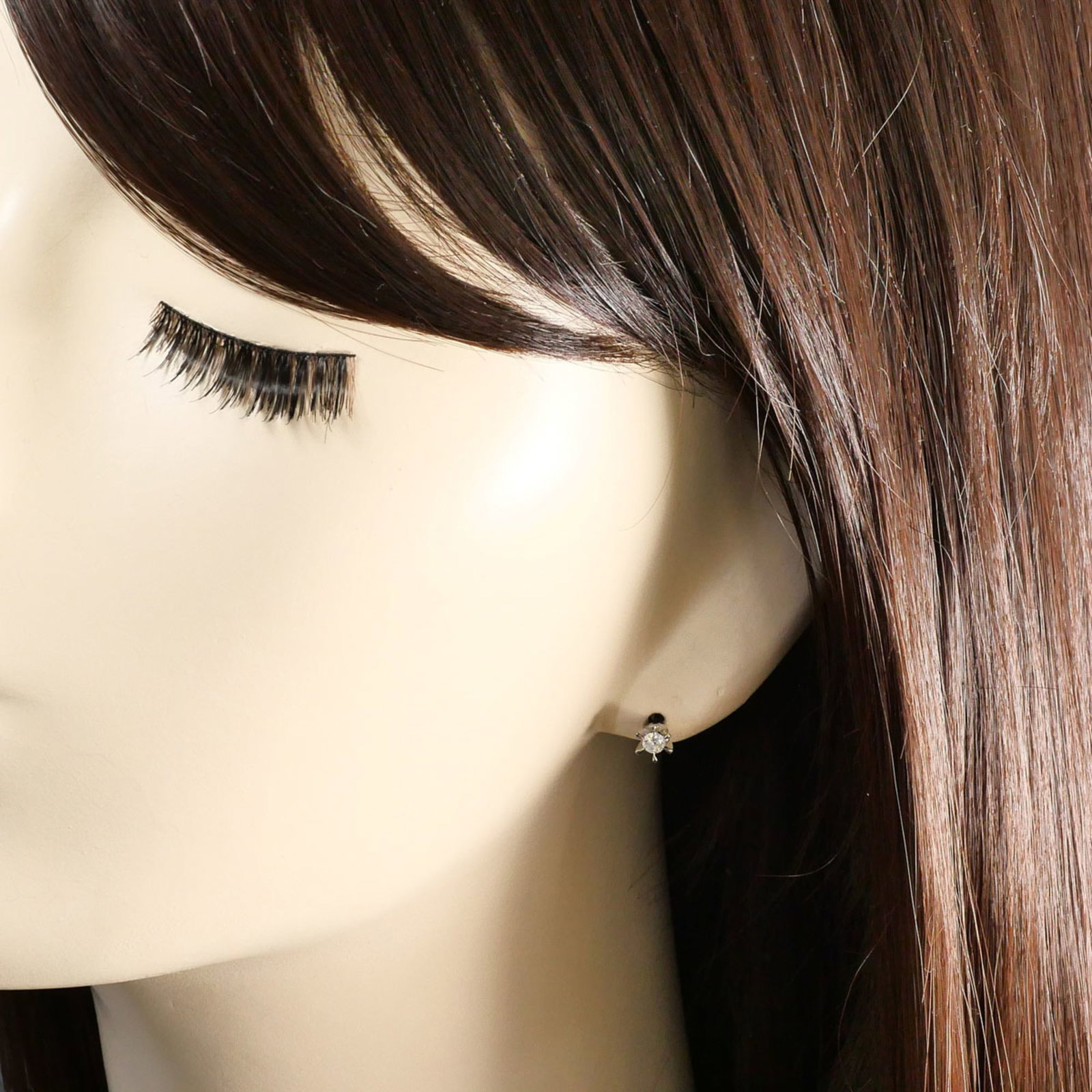 Stud Earrings Platinum 900 - 4