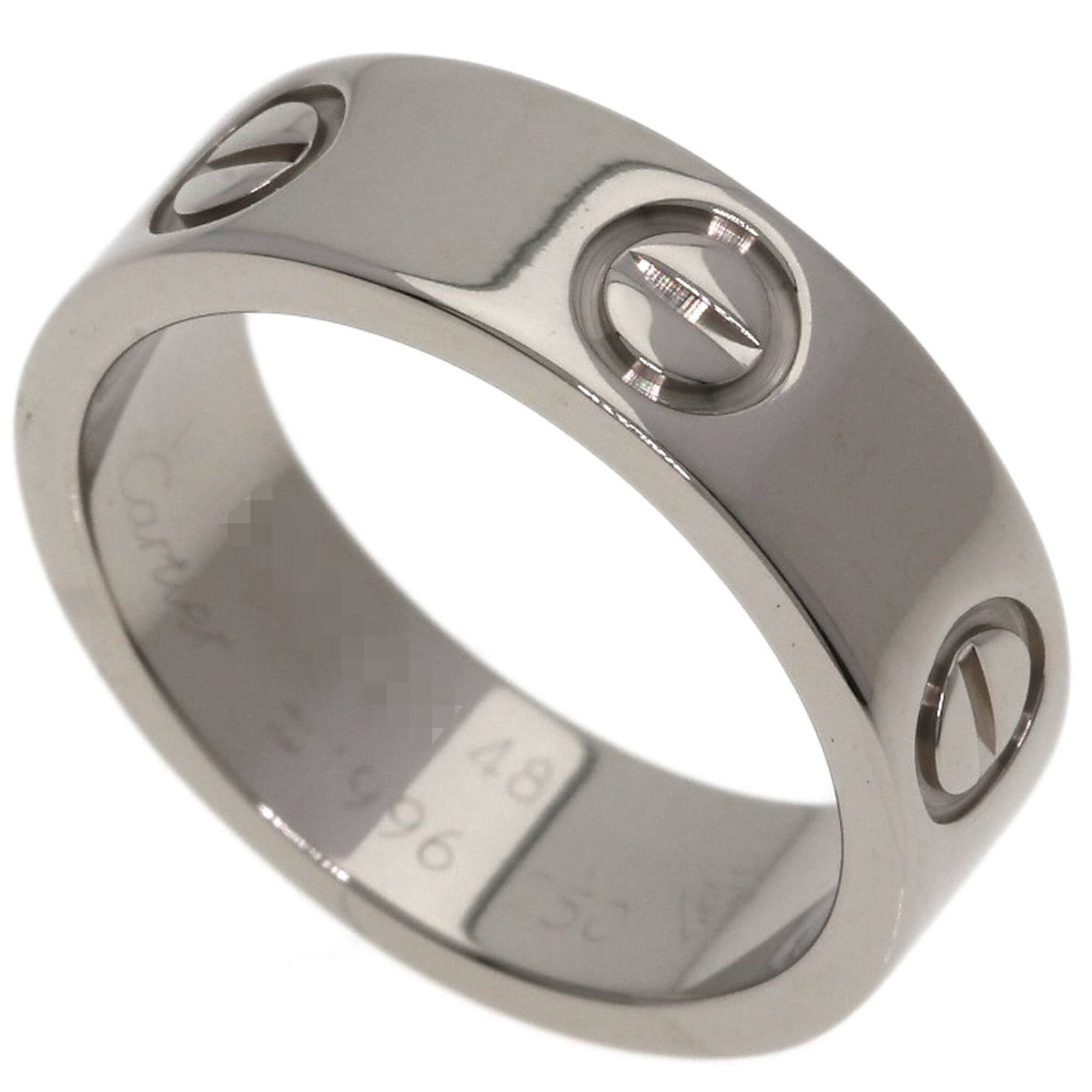 CARTIER Band Ring White Gold (18K): CARTIER Band Ring White Gold (18K) Cartier Band Ring White Gold (18K) is a beautifully crafted women's band ring made from 18K white gold. The ring features a classic design with a subtle band style