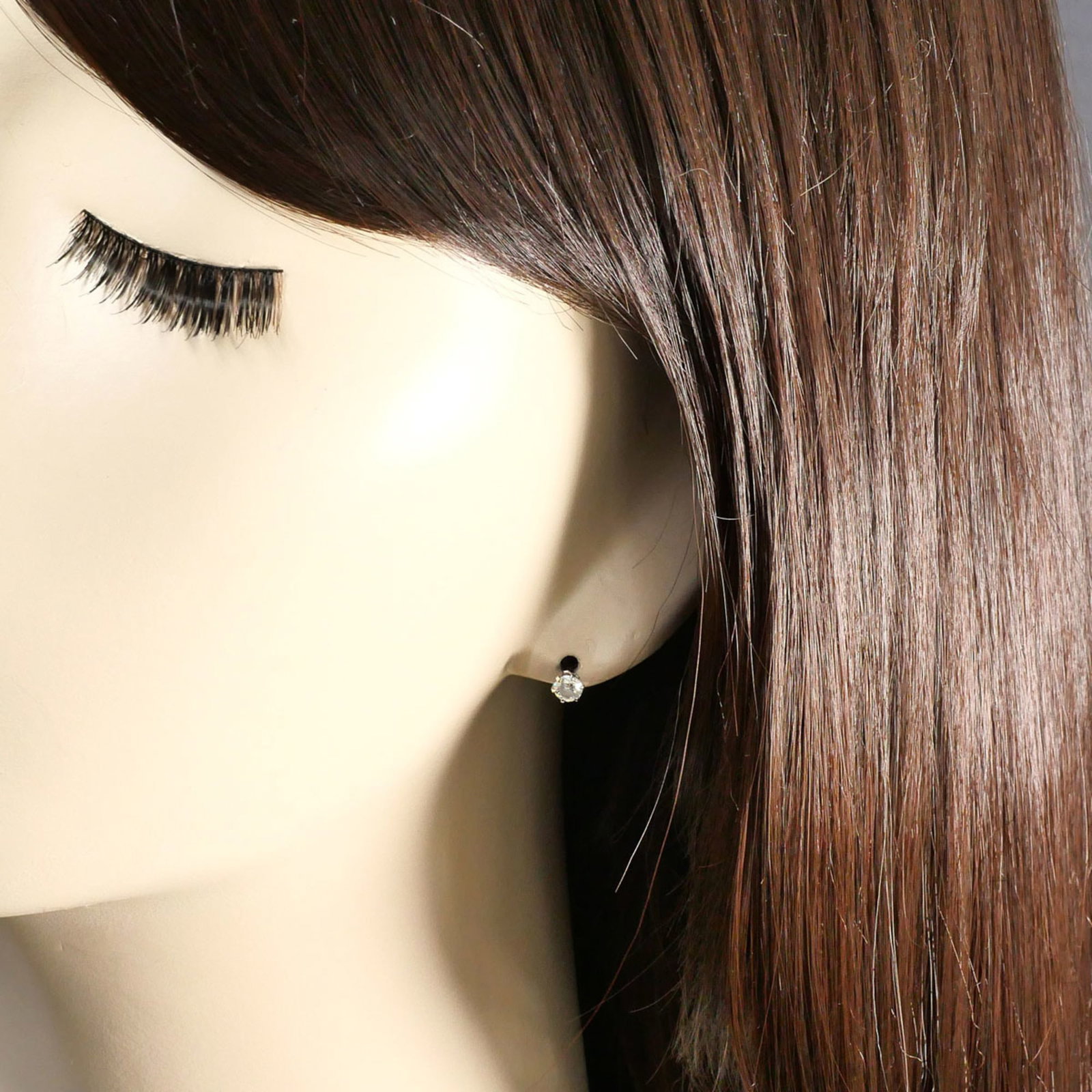 Stud Earrings Platinum 900 - 4