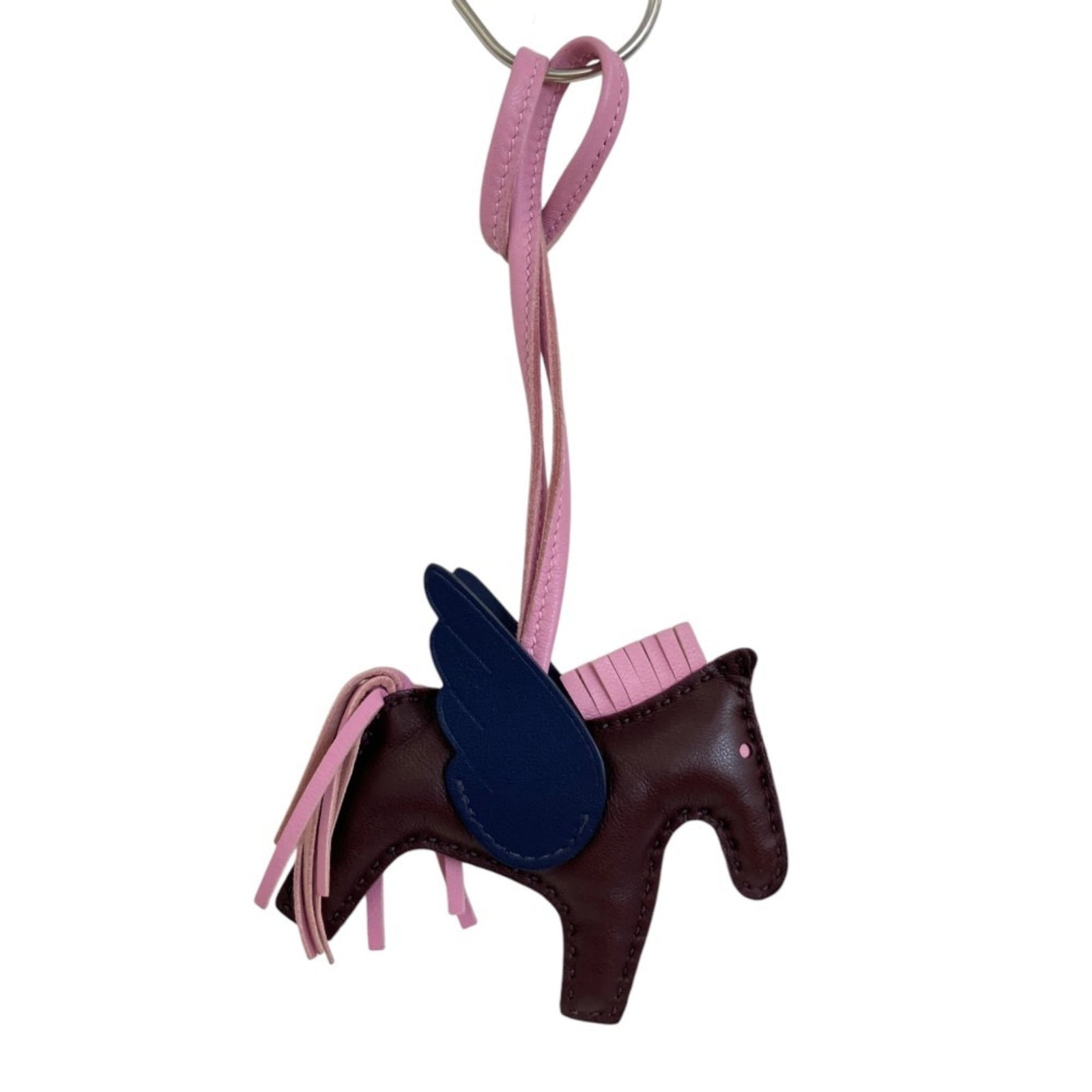 HERMES Handbag Charm Brown: HERMES Handbag Charm Brown Brown Hermes Handbag Charm in Like New Condition. This brown handbag charm is made from high-quality materials and boasts a classic design, measuring 75.00mm x 85.00mm. In