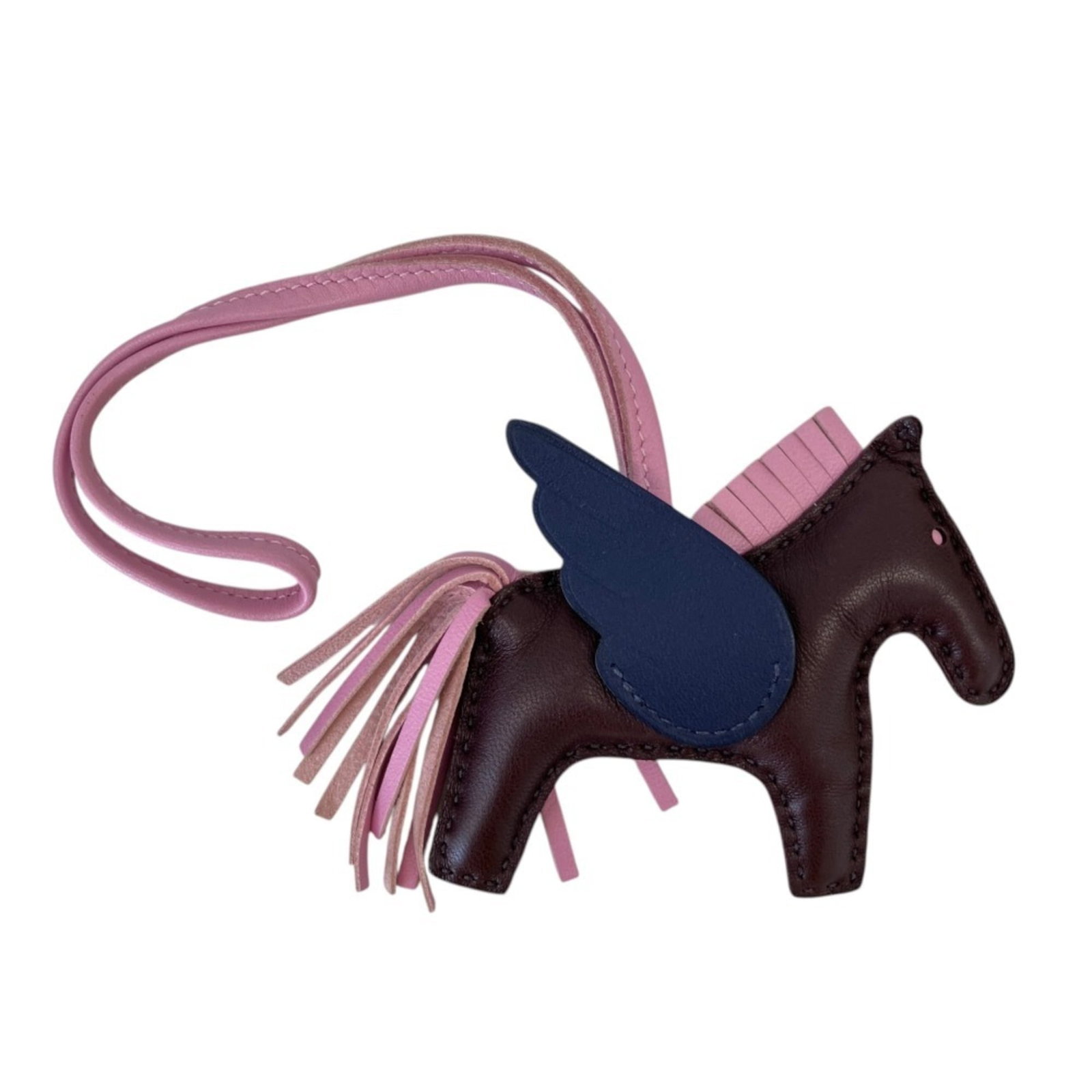 HERMES Handbag Charm Brown - 3