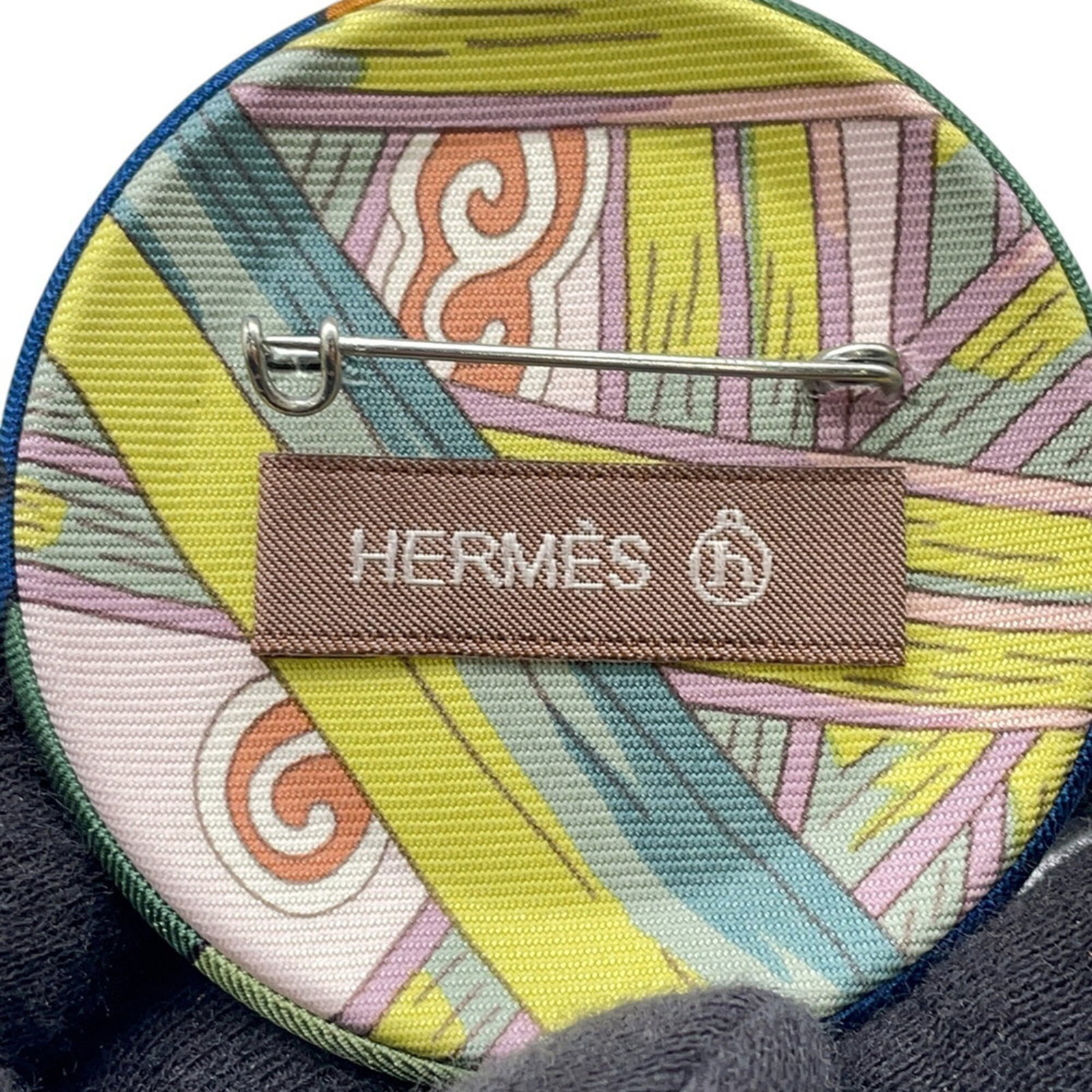 HERMES Brooch Silk - 6