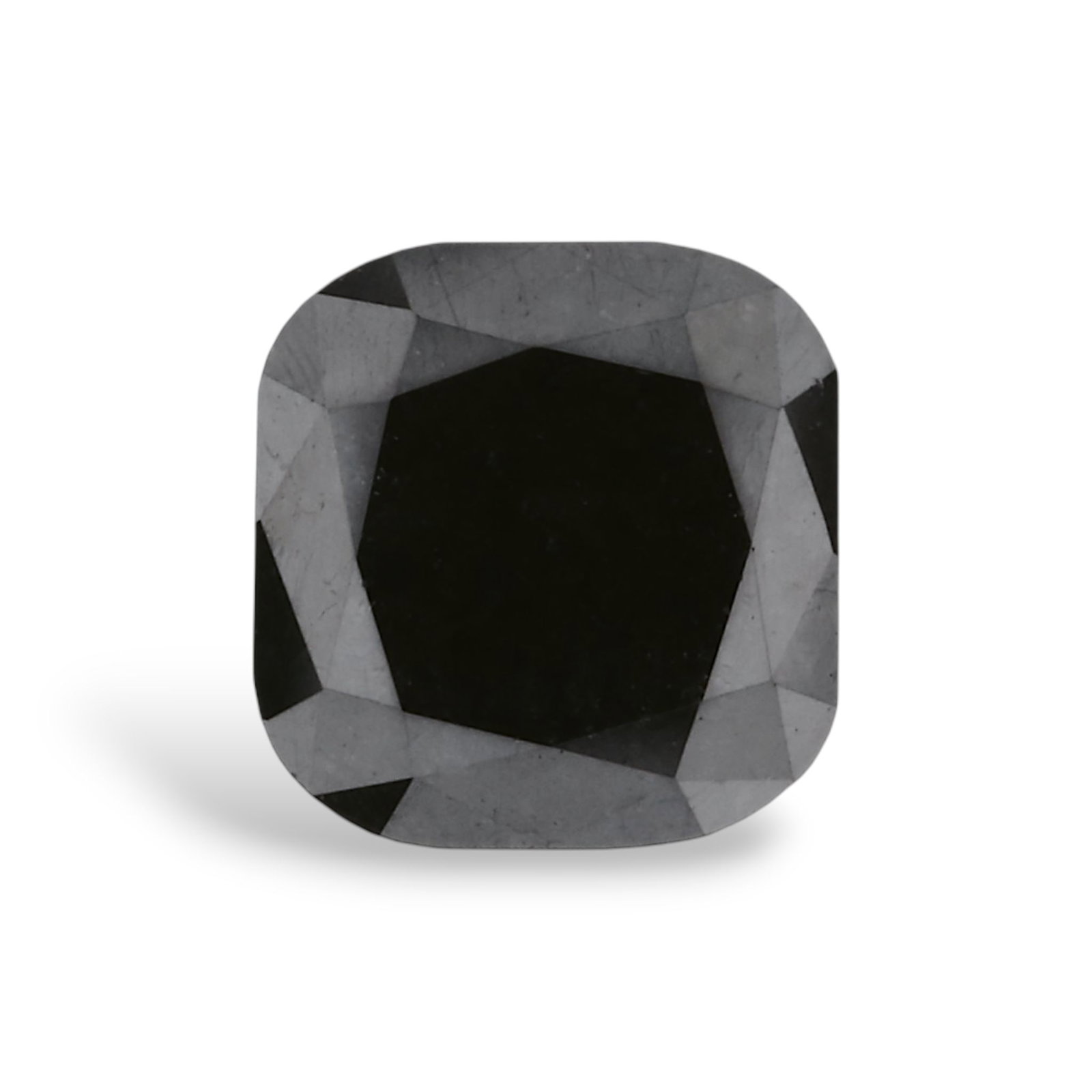 GIA Cushion Brilliant 0.7ct Fancy Black VVS2 - Loose Natural Diamond: GIA Cushion Brilliant 0.7ct Fancy Black VVS2 - Loose Natural Diamond GIA certified, this 0.7ct Fancy Black diamond boasts exceptional clarity and polish, with a VVS2 clarity grade and EX polish. Its