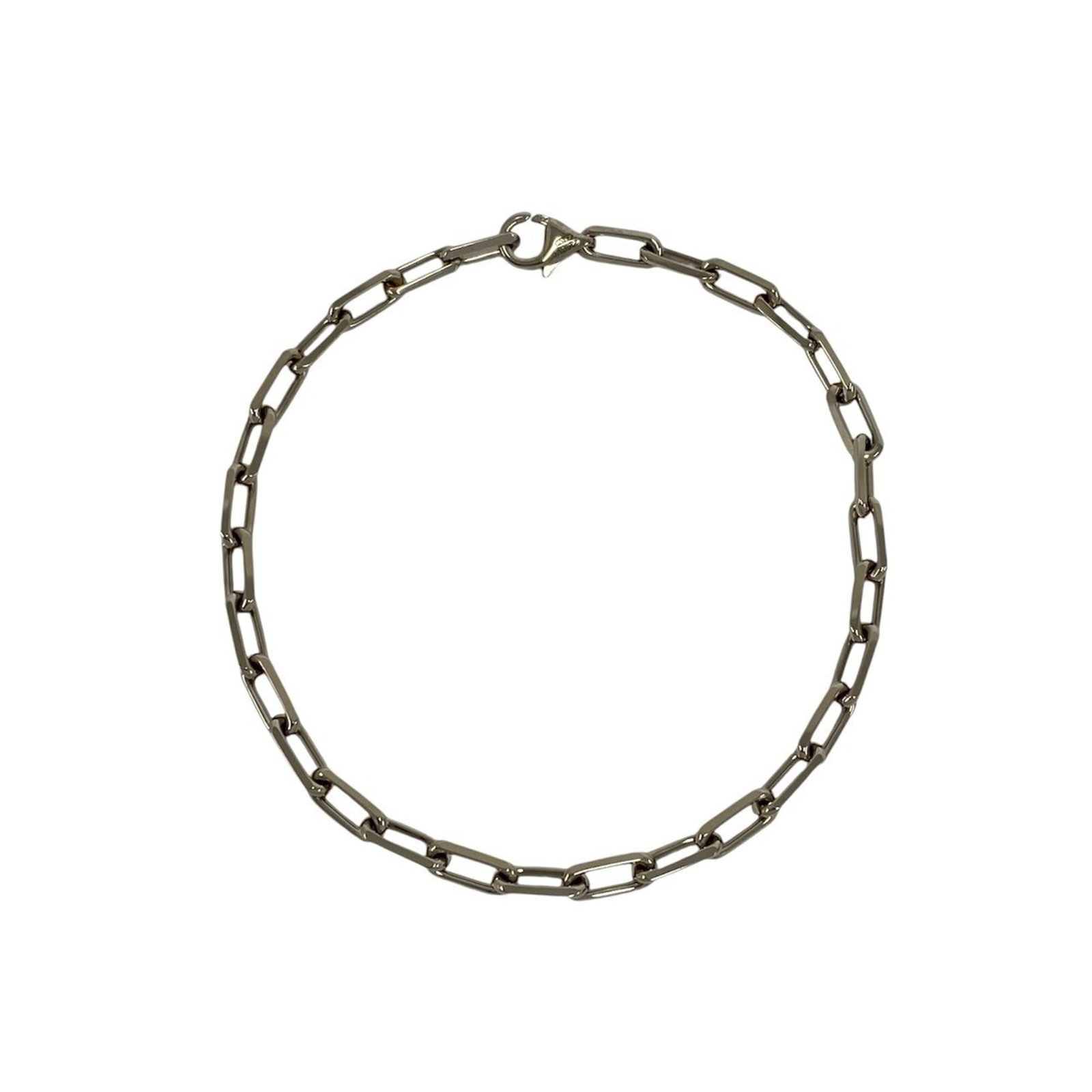 CARTIER Charm Bracelet White Gold (18K): CARTIER Charm Bracelet White Gold (18K) Cartier Charm Bracelet White Gold (18K) is a pre-owned, 19.5cm / 7.67'' long, silver-toned charm bracelet made from 18K white gold. The bracelet features