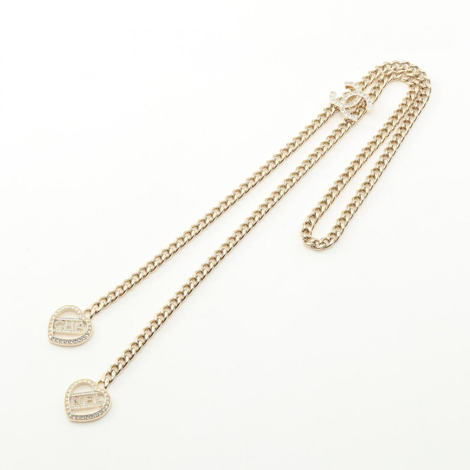 CHANEL Gold Plating Rhinestone - 4