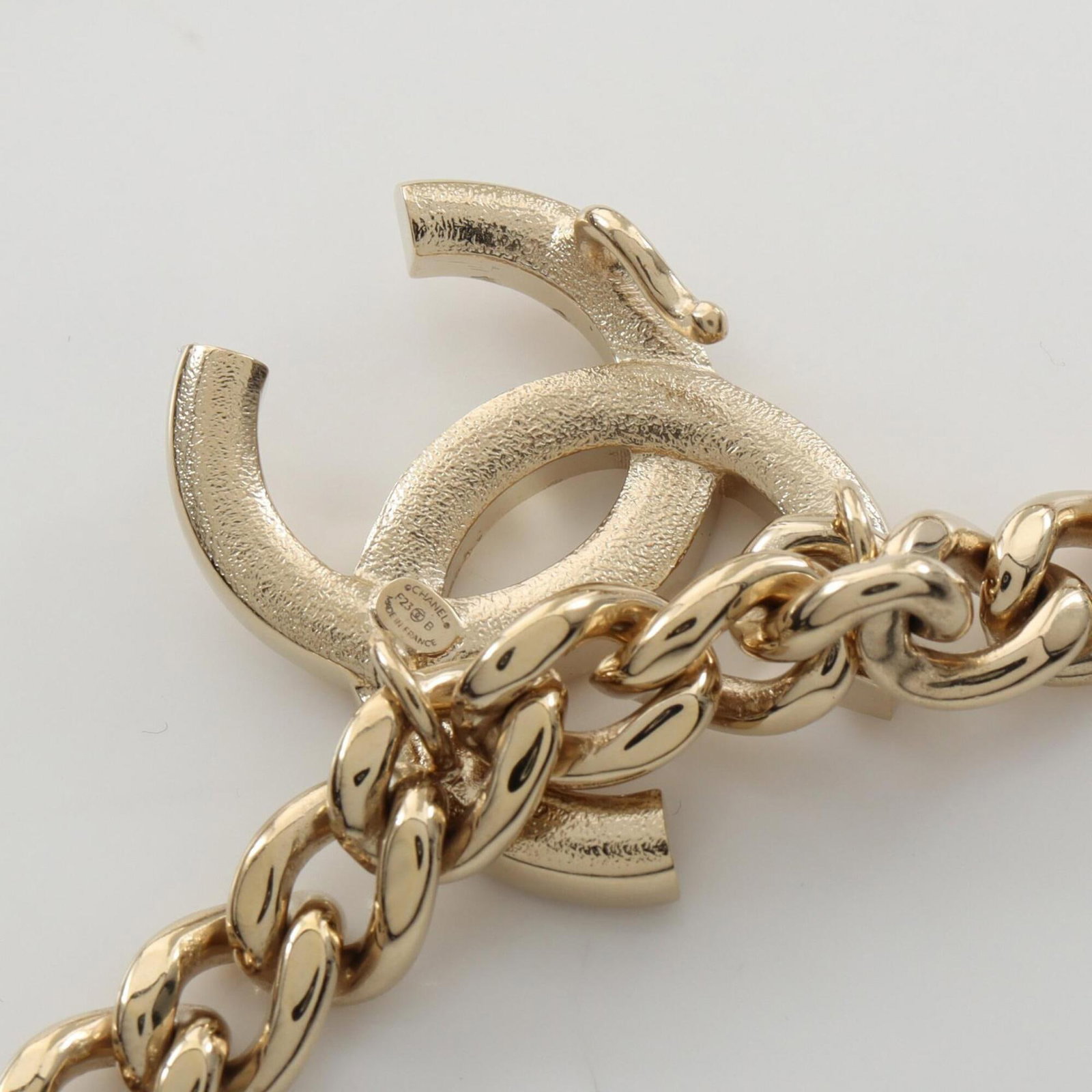CHANEL Gold Plating Rhinestone - 5