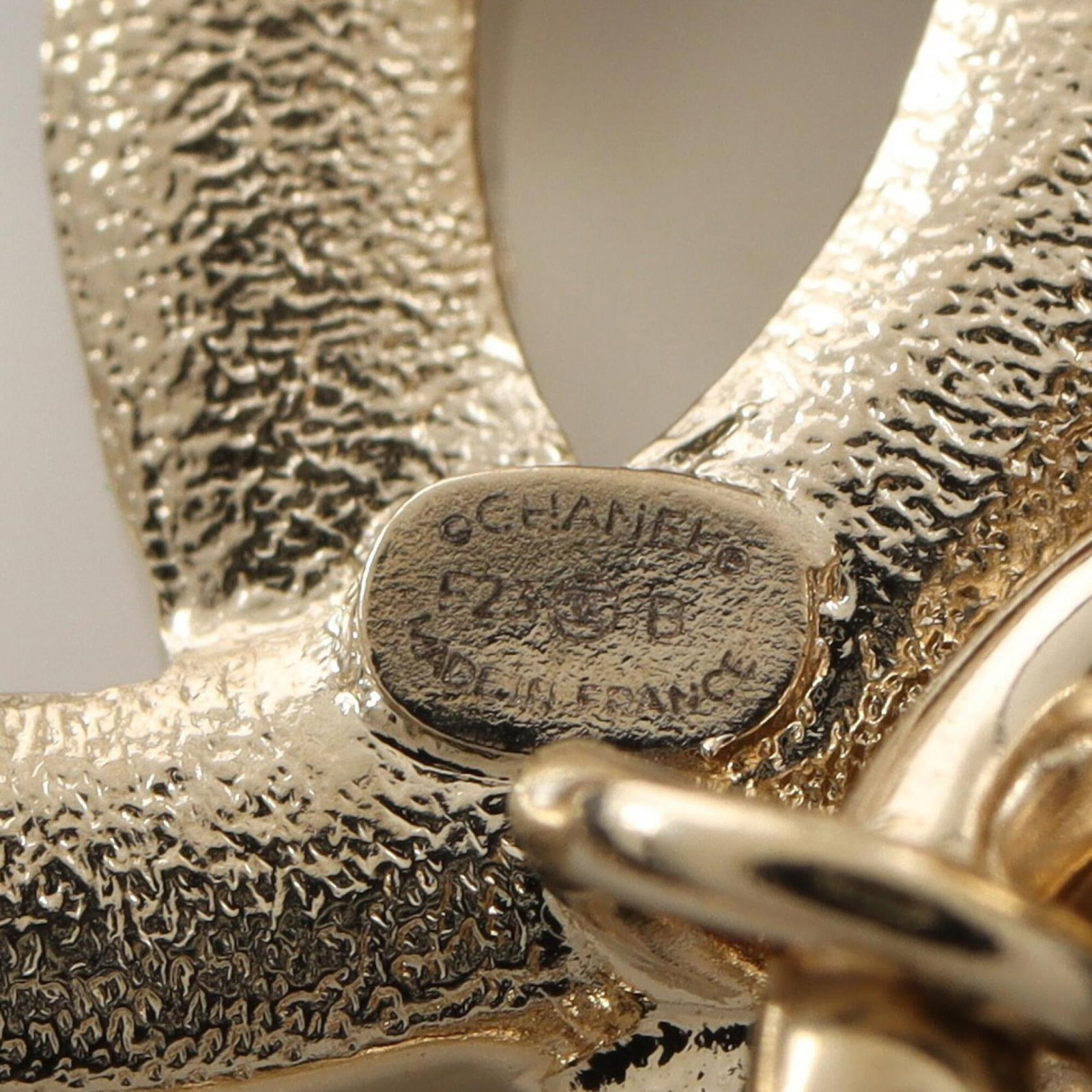 CHANEL Gold Plating Rhinestone - 6