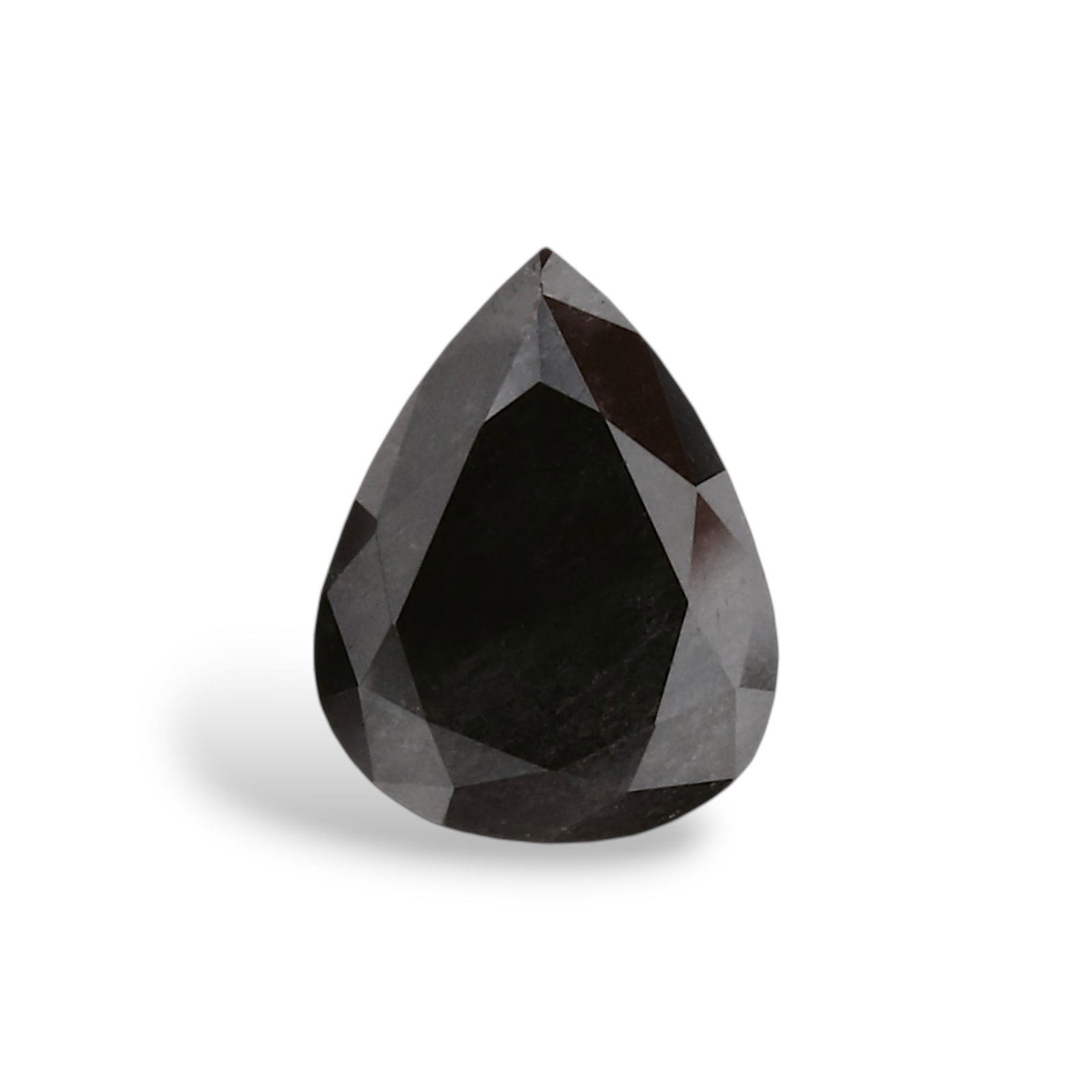 GIA Pear 0.52ct Fancy Black VVS2 - Loose Natural Diamond: GIA Pear 0.52ct Fancy Black VVS2 - Loose Natural Diamond GIA-certified Fancy Black diamond with exceptional clarity and polish, boasting a vibrant black color and precise symmetry. Measuring 5.77L x