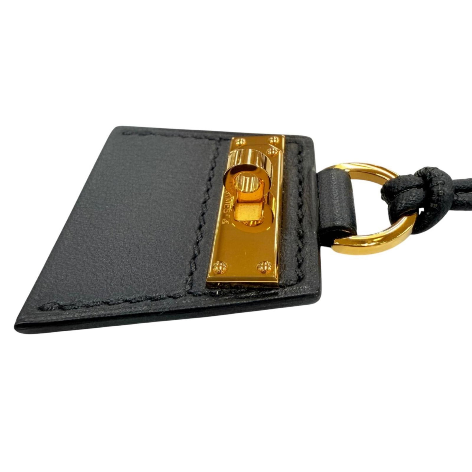 HERMES Leather Black - 5