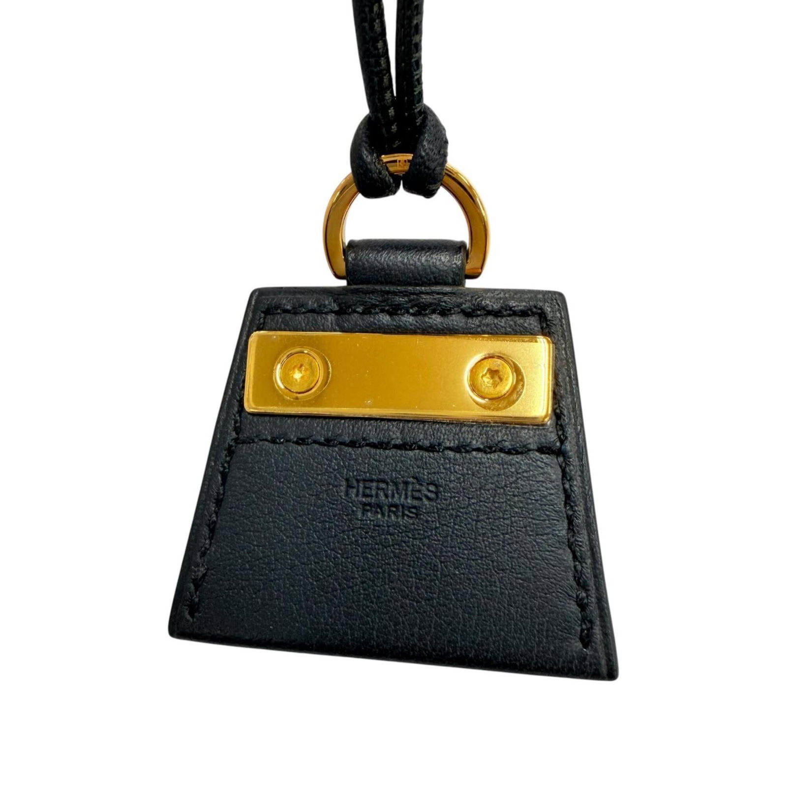HERMES Leather Black - 6