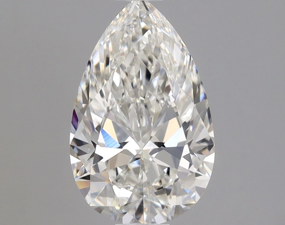 GIA Pear 0.91ct G VVS1 - Loose Natural Diamond: GIA Pear 0.91ct G VVS1 - Loose Natural Diamond GIA-certified, this 0.91ct G VVS1 pear-shaped diamond boasts exceptional clarity and polish, with an EX symmetry and EX polish. Measuring 8.49L x 5.35W