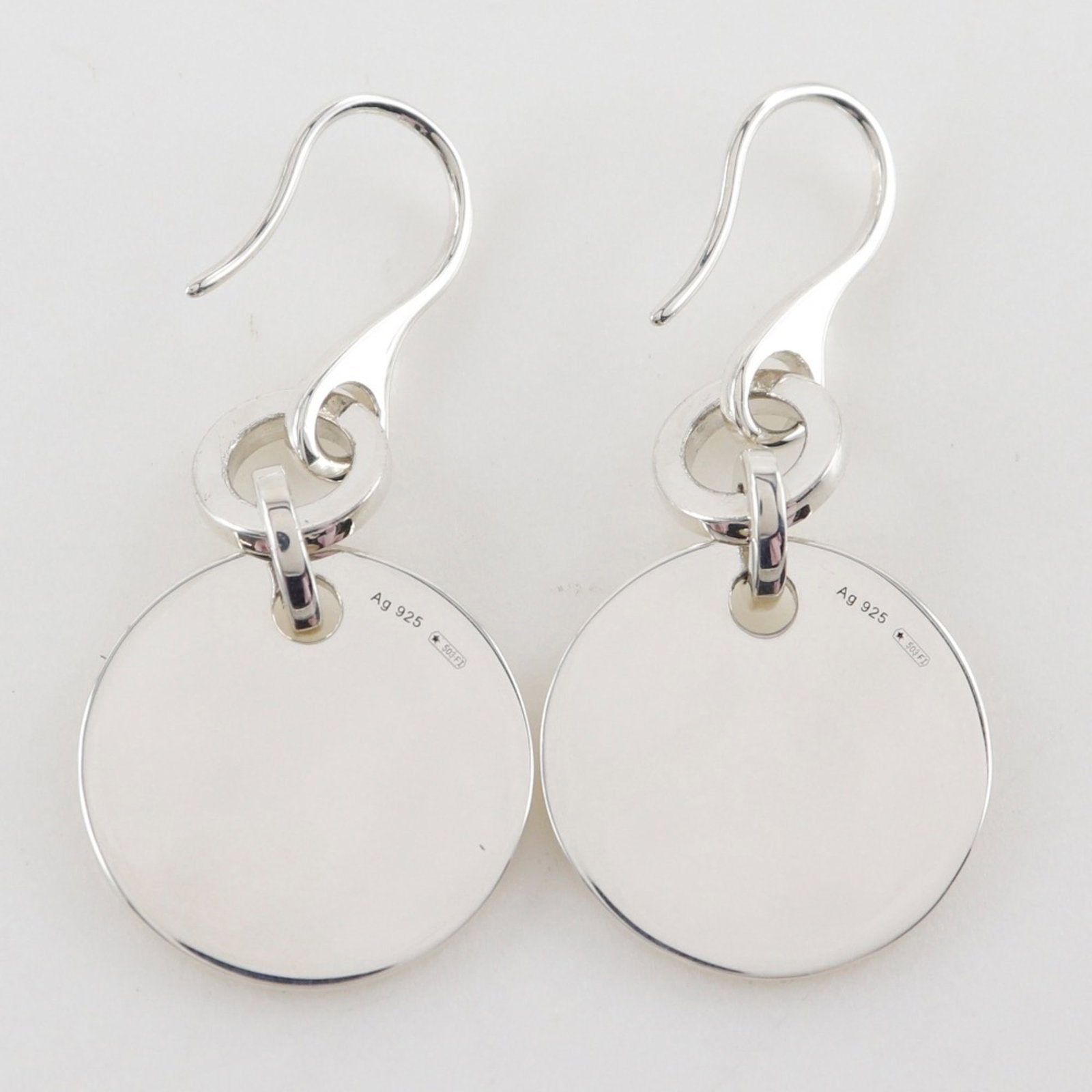 GUCCI Drop Earrings Silver 925 - 4