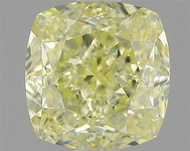 GIA Cushion Modified 1.26ct Fancy Light Yellow VVS2 - Loose Natural Diamond: GIA Cushion Modified 1.26ct Fancy Light Yellow VVS2 - Loose Natural Diamond GIA certified 1.26ct Fancy Light Yellow VVS2 diamond, featuring EX polish and VG symmetry, is a standout in its natural beau