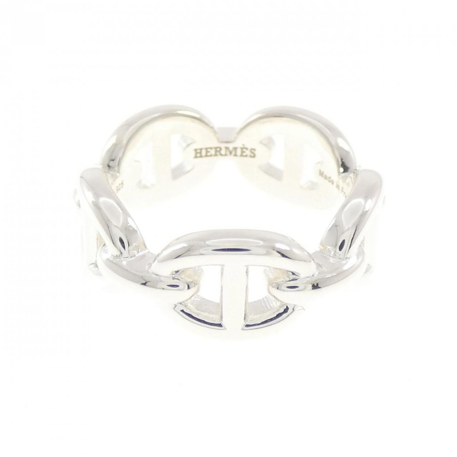 HERMES Band Ring Silver 925 - 2