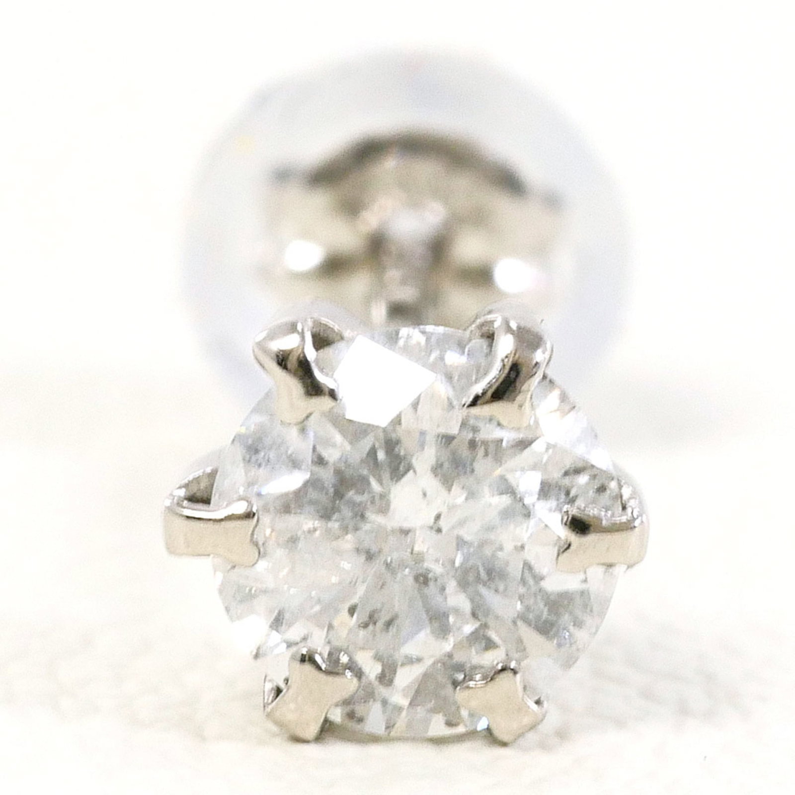 Stud Earrings Platinum 900 - 2