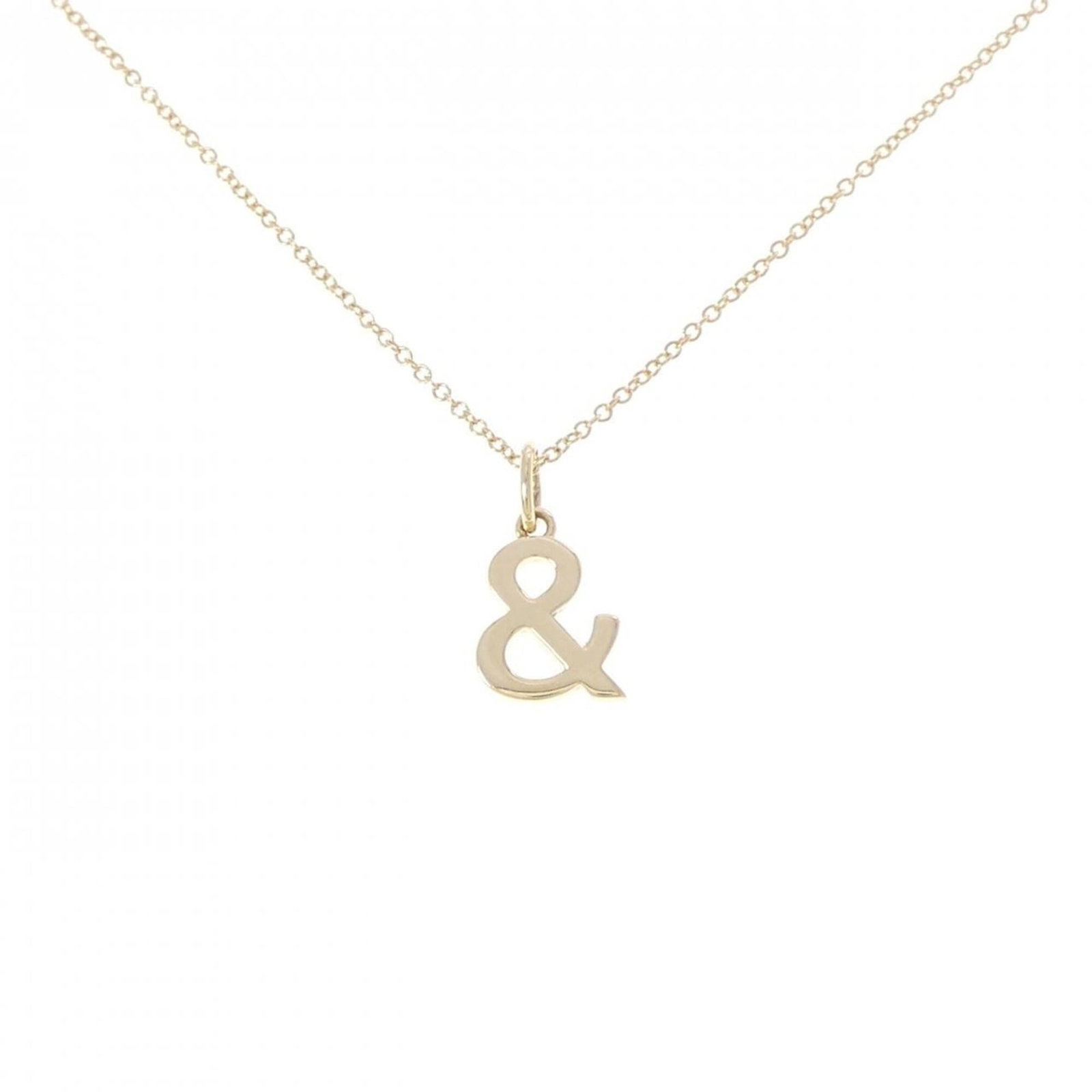 TIFFANY Yellow Gold (18K): TIFFANY Yellow Gold (18K) Yellow gold (18K) pendant from Tiffany, featuring a classic design with a 15.2mm x 8.2mm size, suitable for a 41 cm - 46 cm neck circumference. This pendant is made from