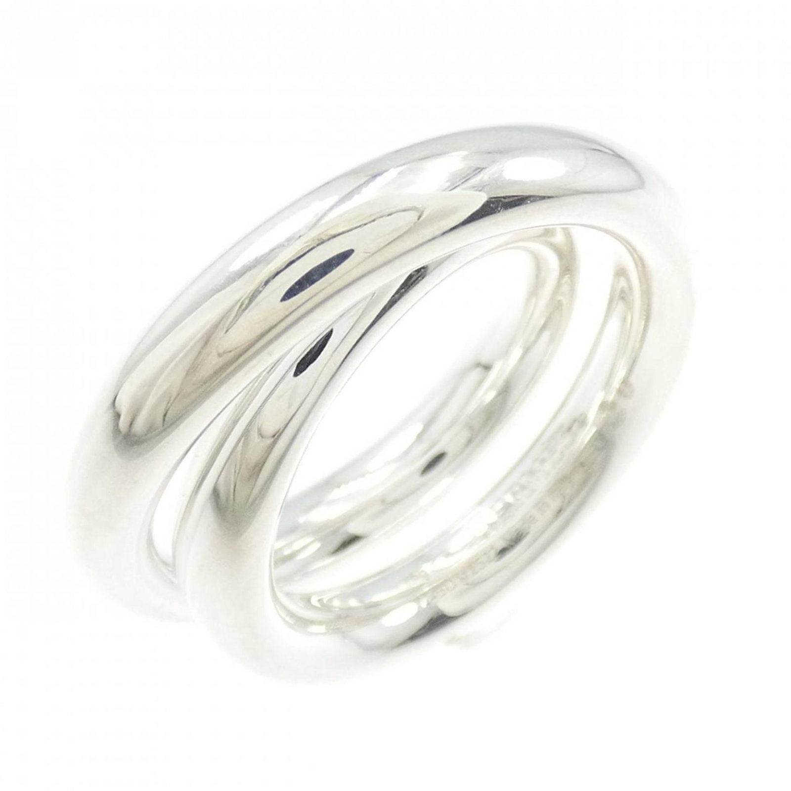 HERMES Band Ring Silver 925: HERMES Band Ring Silver 925 Silver 925 band ring from Hermes, a high-quality and stylish accessory for women. This band ring features a silver finish and is made from 925 sterling silver, a durable