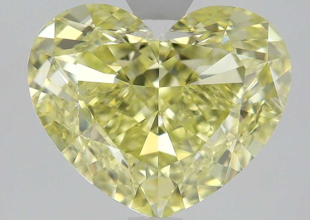 GIA Heart 1.79ct Fancy Yellow VVS1 - Loose Natural Diamond (1 of 1)