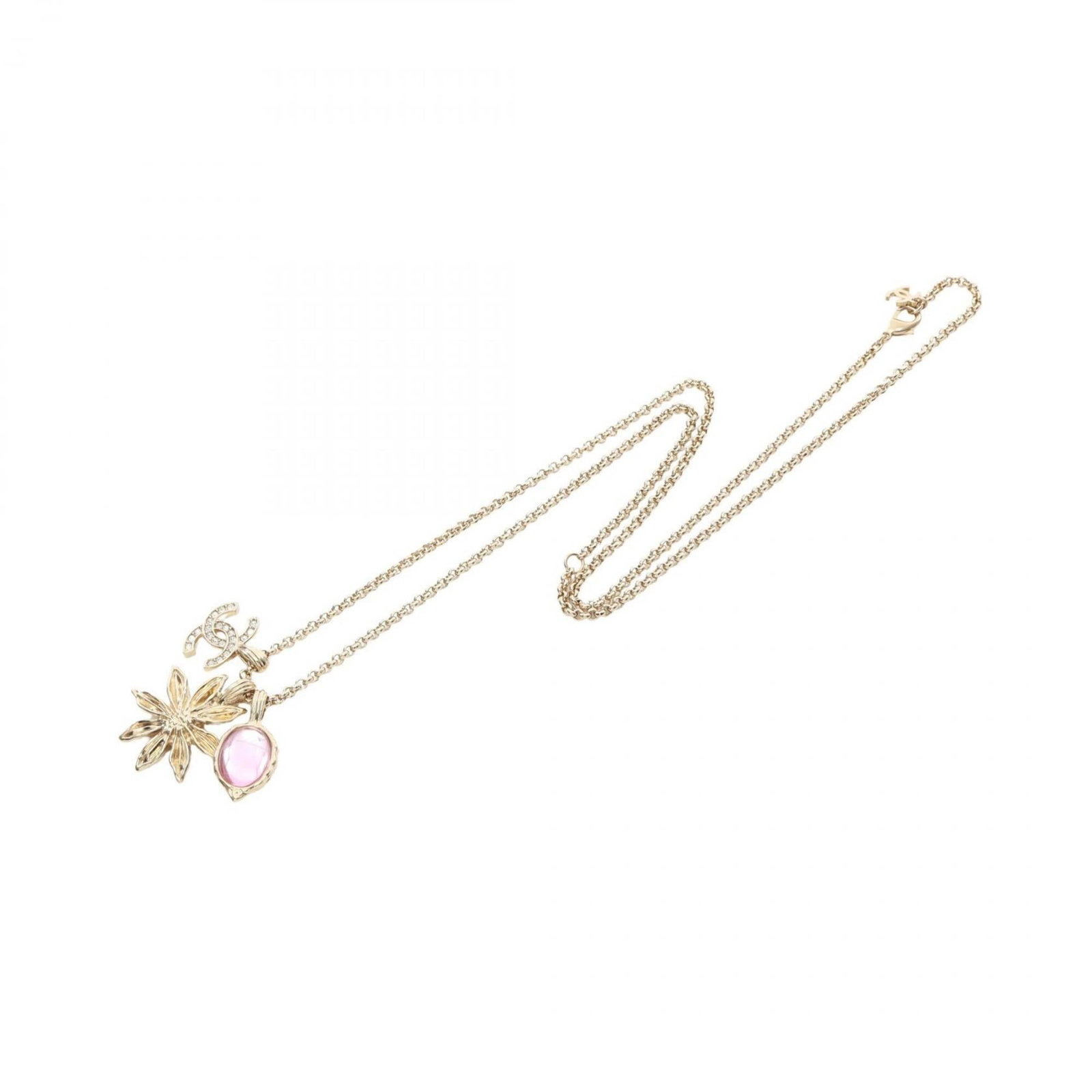 CHANEL Gold Plating Rhinestone - 3