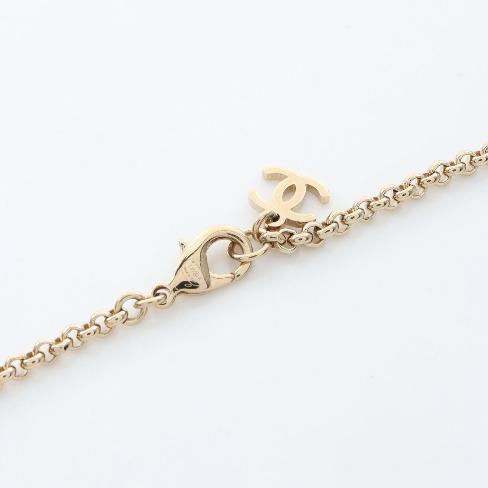 CHANEL Gold Plating Rhinestone - 4