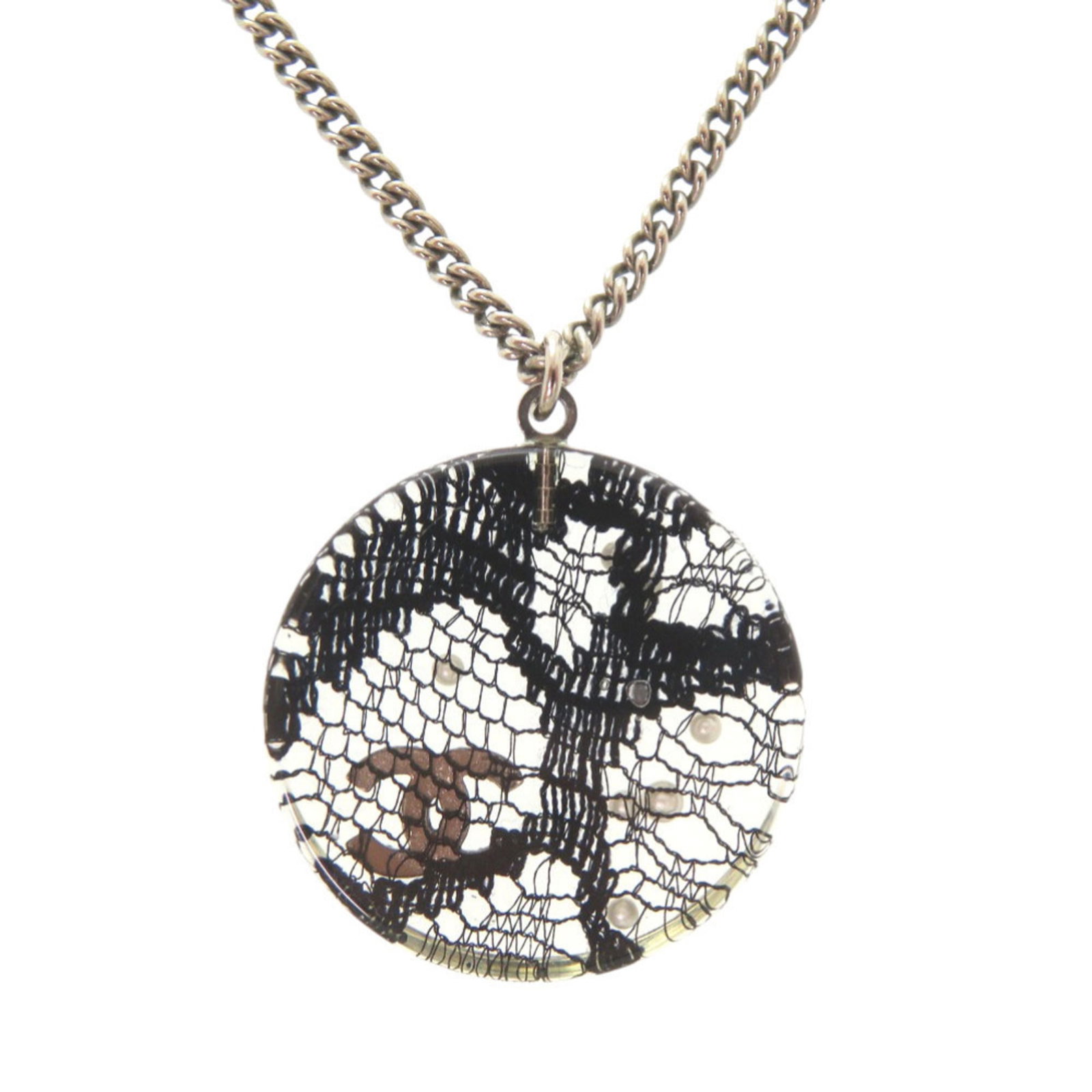 CHANEL Resin Silver - 2