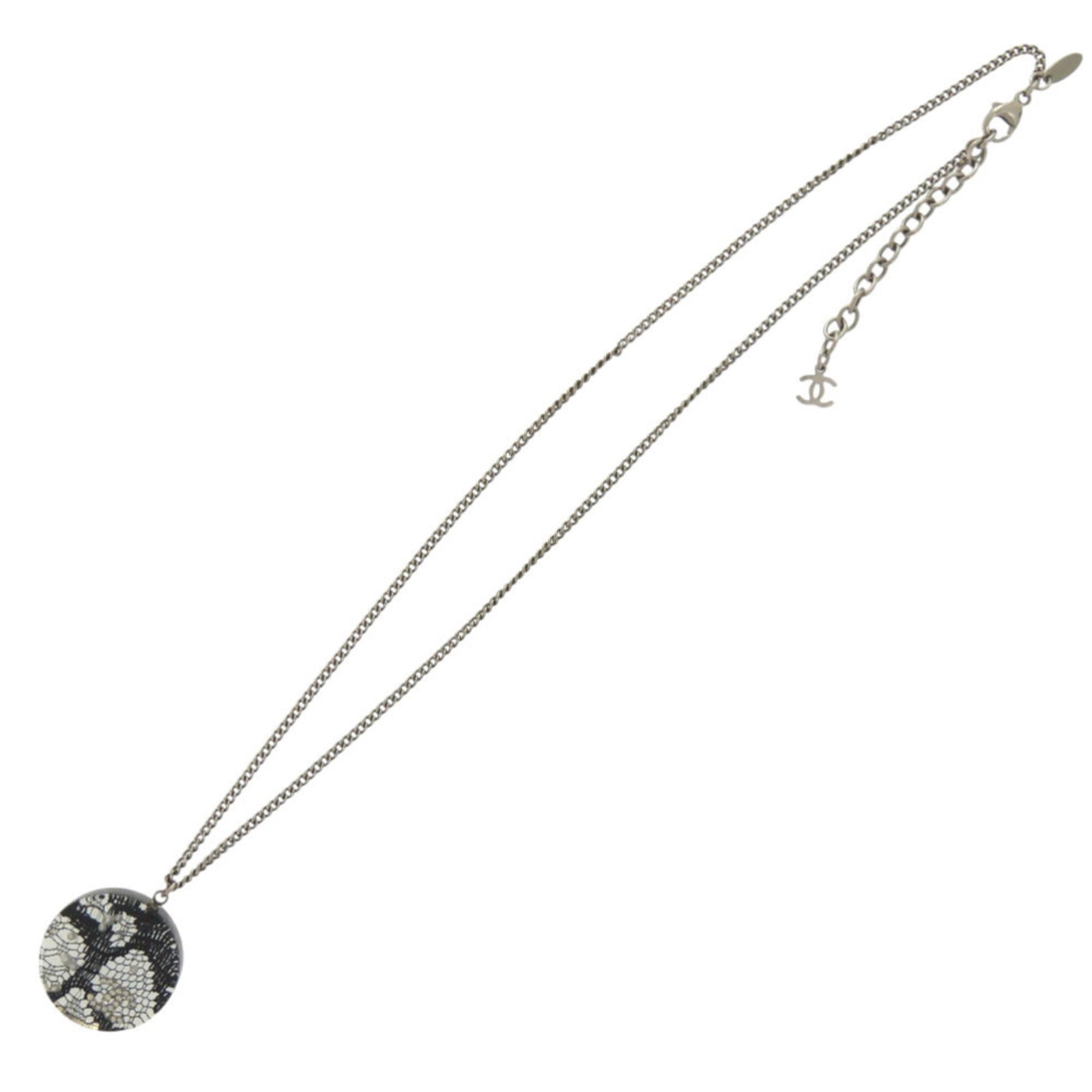 CHANEL Resin Silver - 3