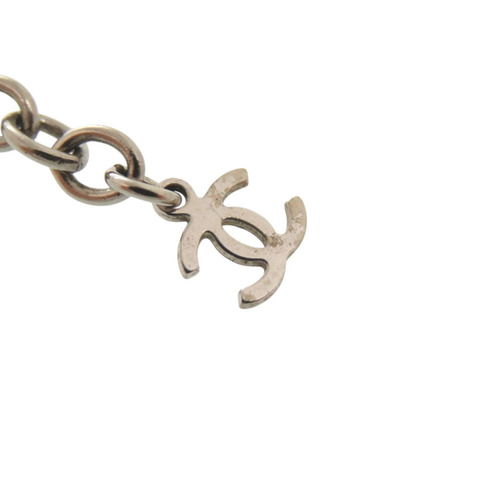 CHANEL Resin Silver - 4
