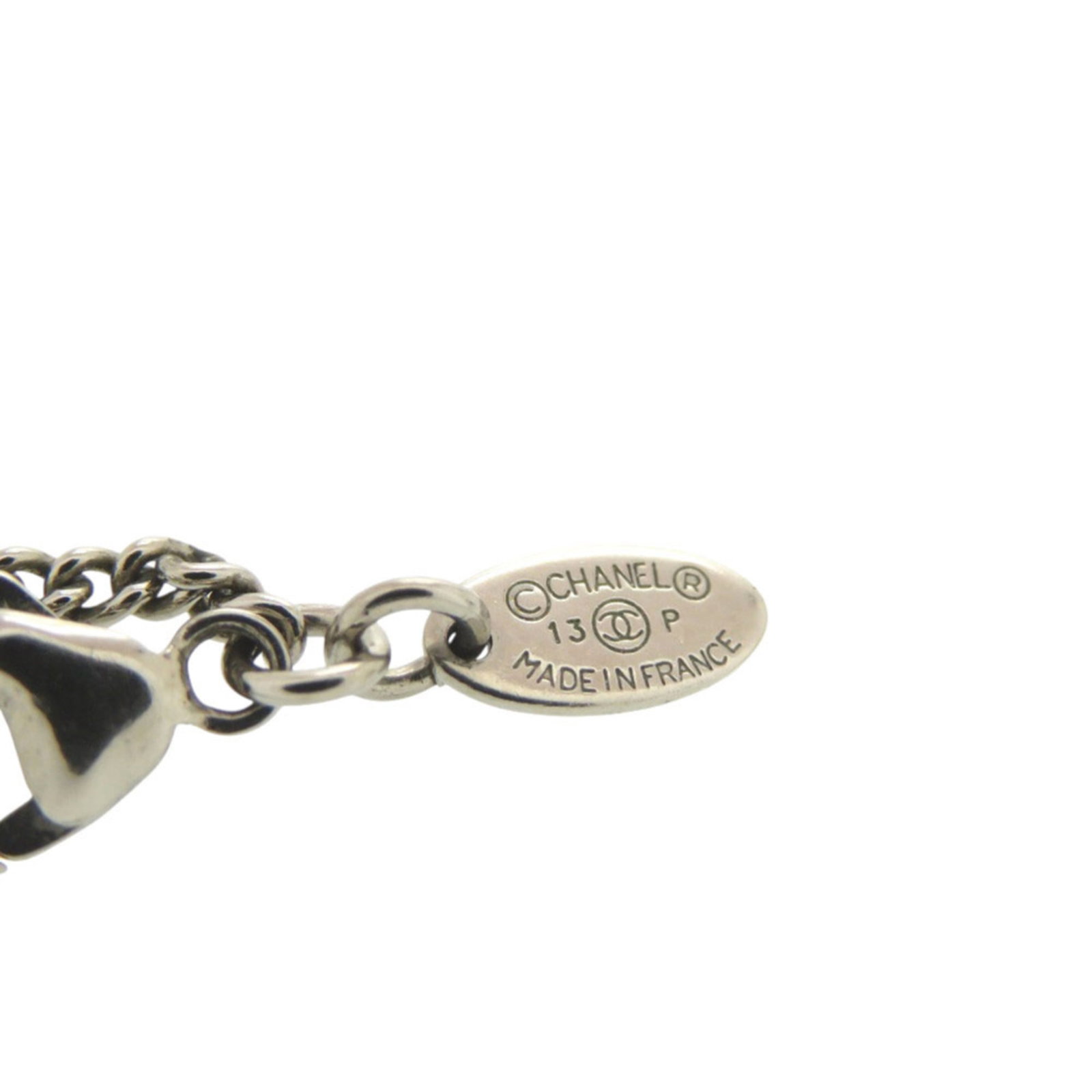 CHANEL Resin Silver - 6
