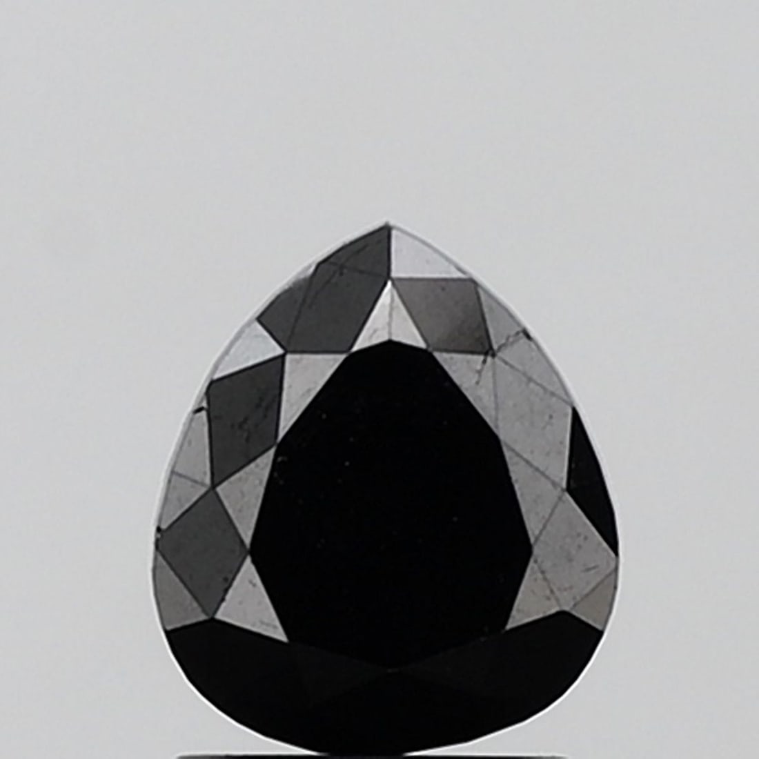 Pear 2.12ct Black VVS2 - Loose Natural Diamond: Pear 2.12ct Black VVS2 - Loose Natural Diamond 2.12ct Black VVS2 - A rare and striking natural diamond, this loose gem boasts an exceptional clarity grade and flawless polish, making it a standout
