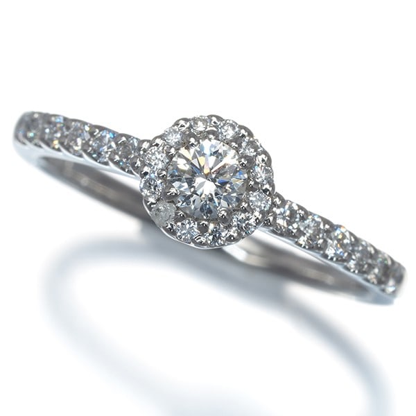 Vendome Ring Diamond 0.31Ct Grace Us4-4.25 950 Platinum: Vendome Ring Diamond 0.31Ct Grace Us4-4.25 950 Platinum Vendome Ring Diamond 0.31Ct Grace Us4-4.25 950 Platinum - A stunning platinum ring featuring a 0.31ct natural diamond at its centre, set in a