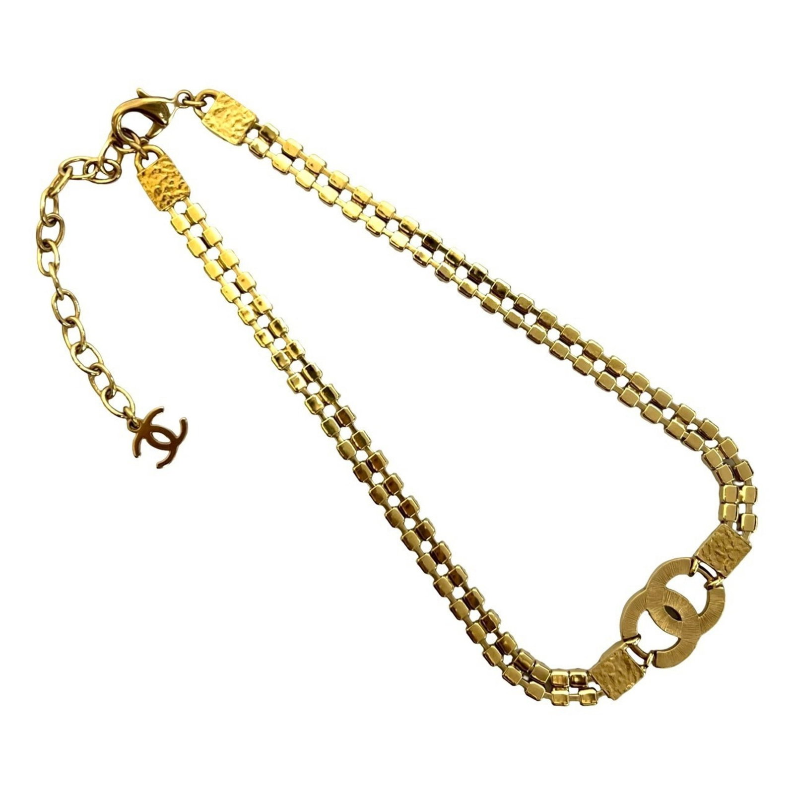 CHANEL Gold Plating Rhinestone - 5