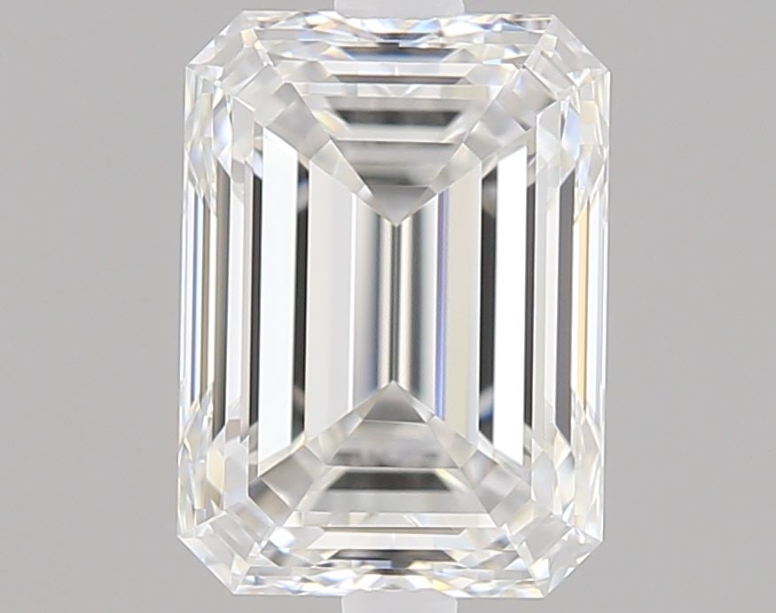 GIA Emerald 0.9ct F VVS2 - Loose Natural Diamond: GIA Emerald 0.9ct F VVS2 - Loose Natural Diamond GIA Emerald 0.9ct F VVS2 - Loose Natural Diamond. This exquisite 0.9ct diamond boasts an impressive F color, exceptional VVS2 clarity, and EX polish