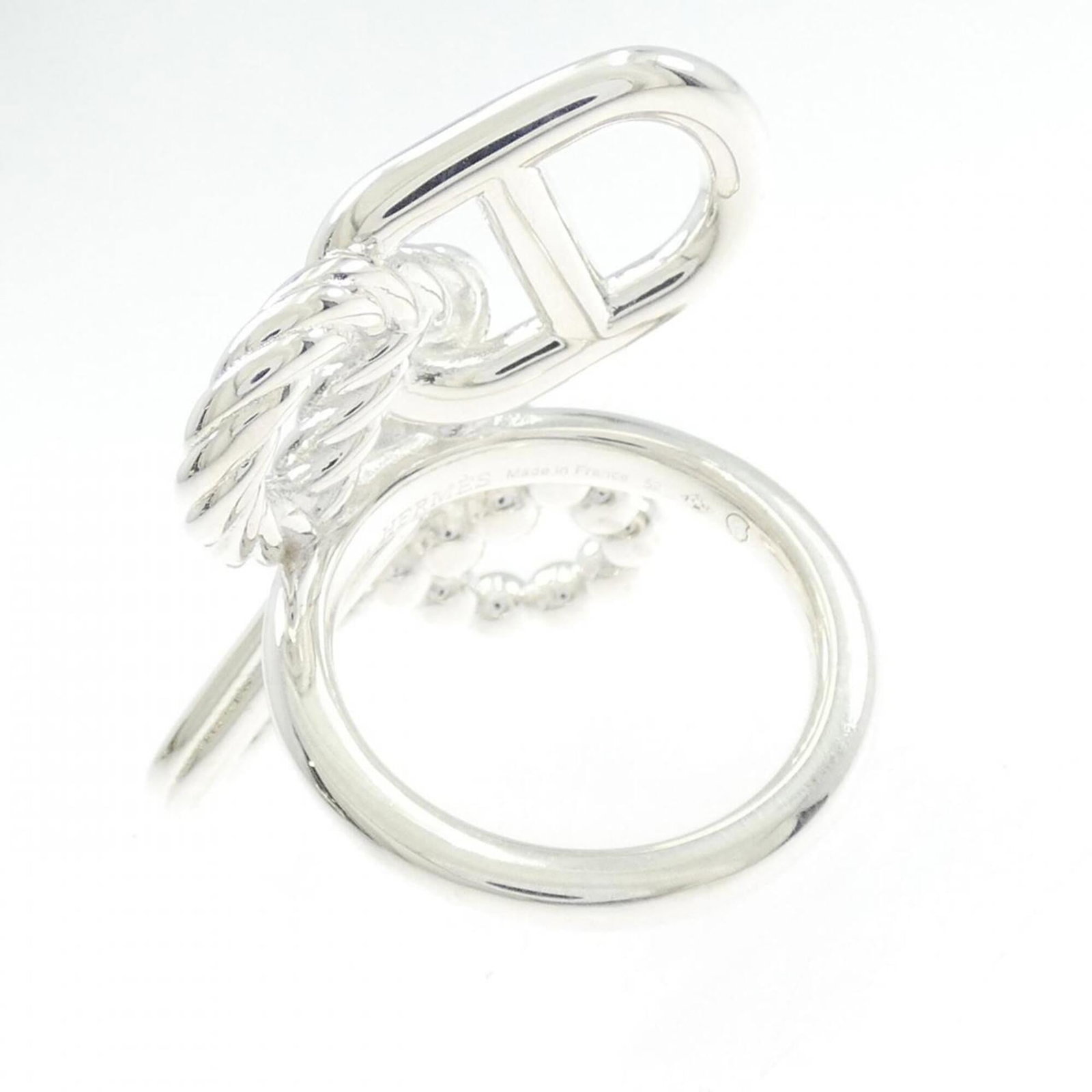 HERMES Band Ring Silver 925 - 3