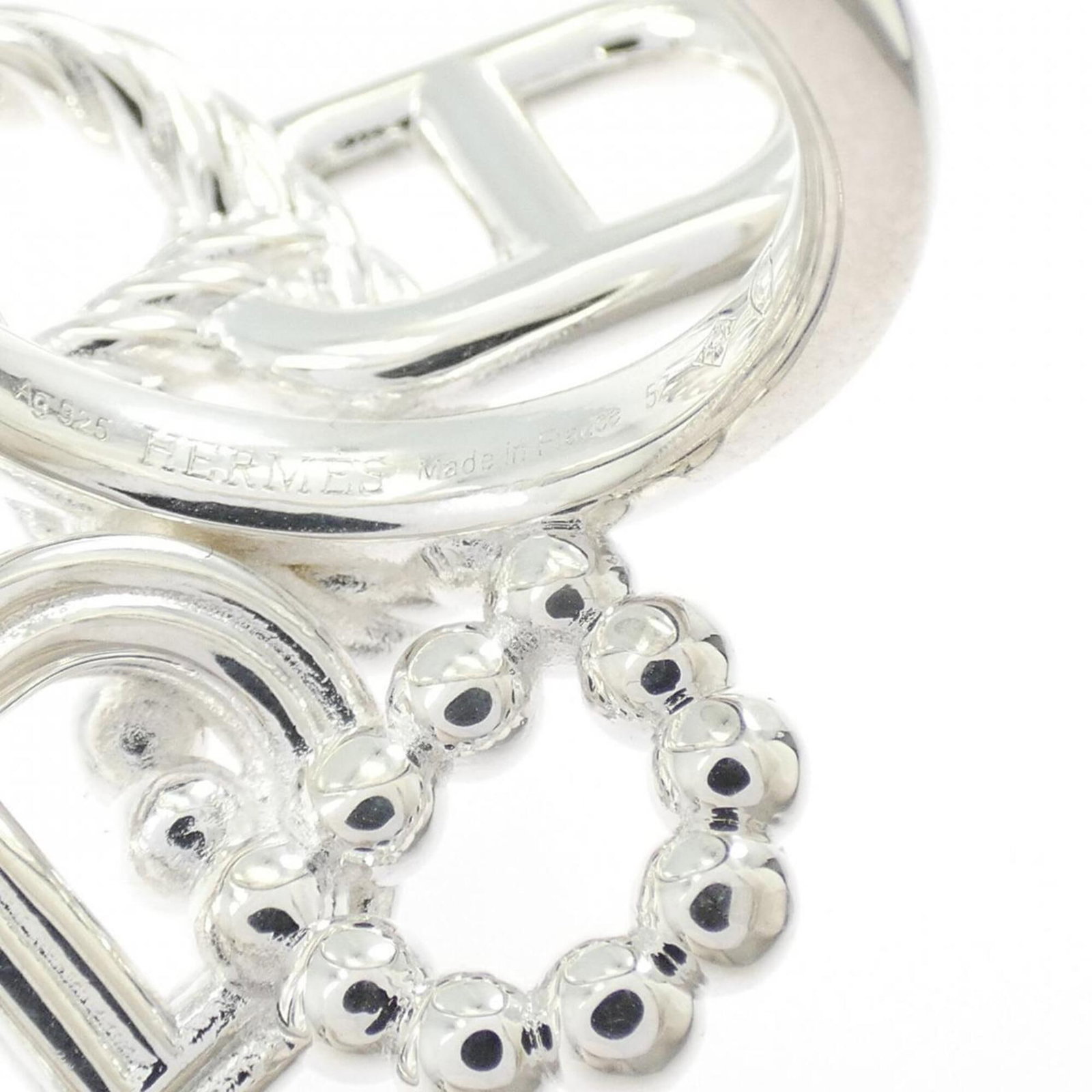 HERMES Band Ring Silver 925 - 4