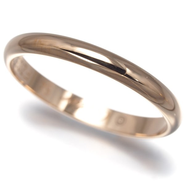 Cartier Ring 1895 Wedding Band 2.5Mm Eu54 18K 750 Rose Gold: Cartier Ring 1895 Wedding Band 2.5Mm Eu54 18K 750 Rose Gold Cartier's 1895 collection is renowned for its elegant design, and this rose gold wedding band is no exception. With its 2.5mm width and 18k 
