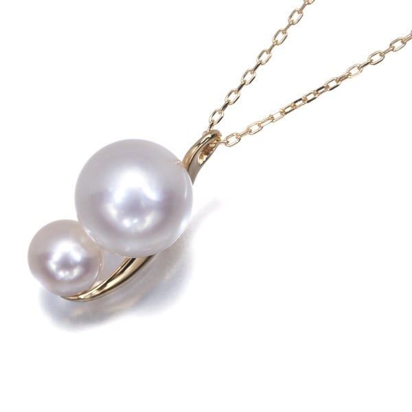 Star Jewelry Necklace Akoya Pearl 4.6Mm/7.1Mm 18K 750 Yellow Gold: Star Jewelry Necklace Akoya Pearl 4.6Mm/7.1Mm 18K 750 Yellow Gold 18K yellow gold pendant necklace featuring a stunning Akoya pearl, available in two sizes: 4.6mm and 7.1mm. This elegant piece